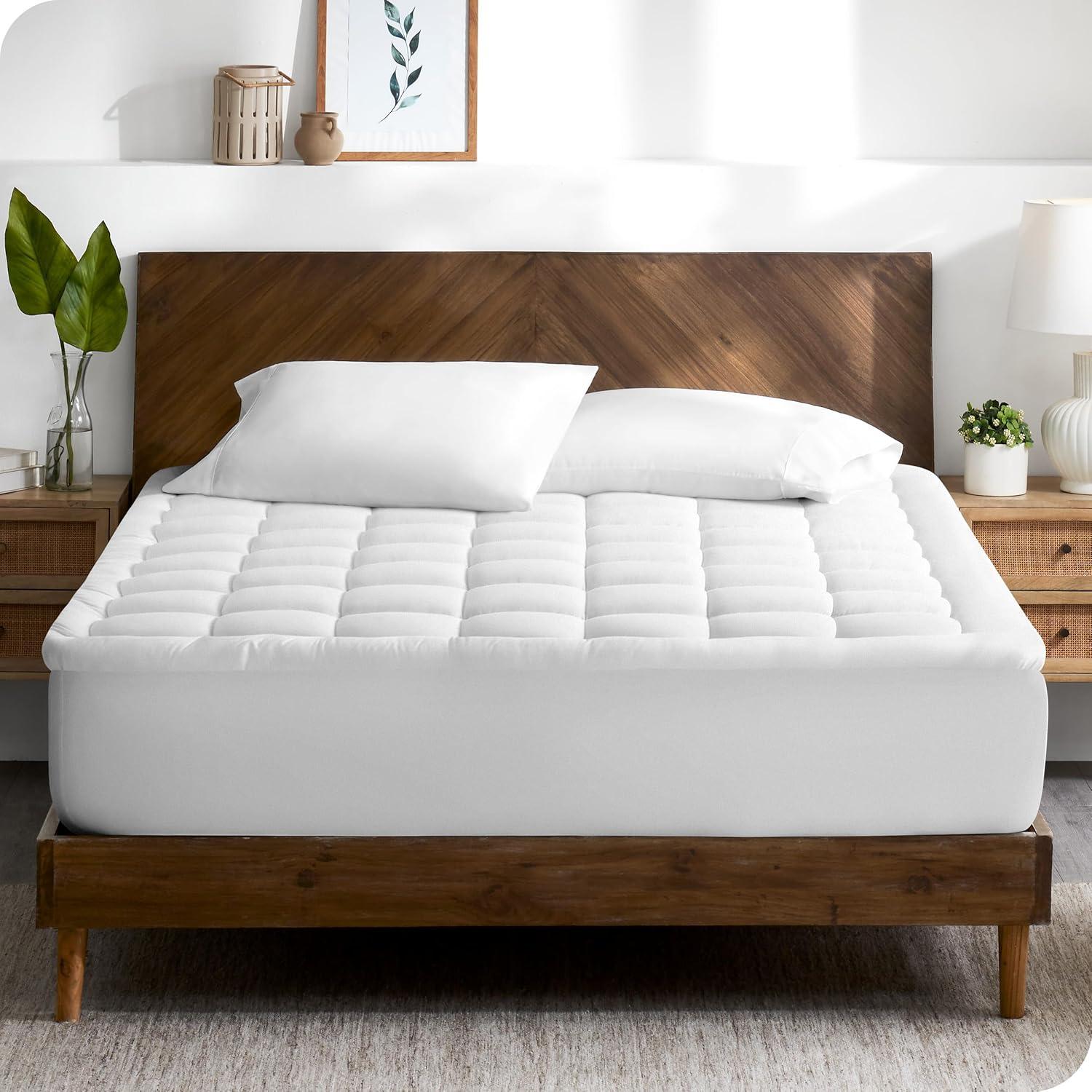 Bare Home Cotton Top Mattress Pad