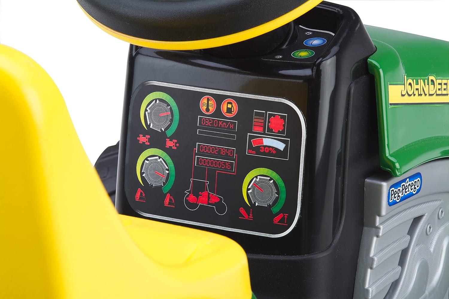 Peg Perego John Deere Farm Tractor and Trailer Pedal Ride-On