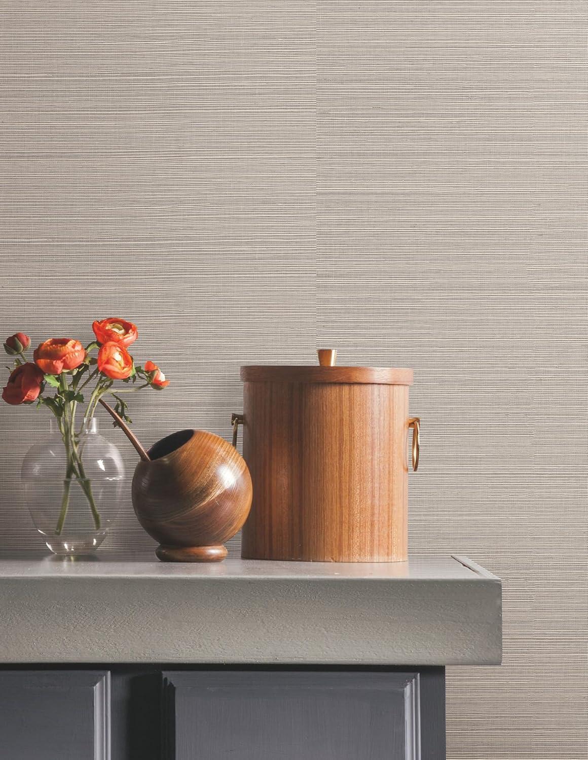 Birch Lane™ Weatherhill Natural Sisal Peel and Stick Grasscloth Wallpaper