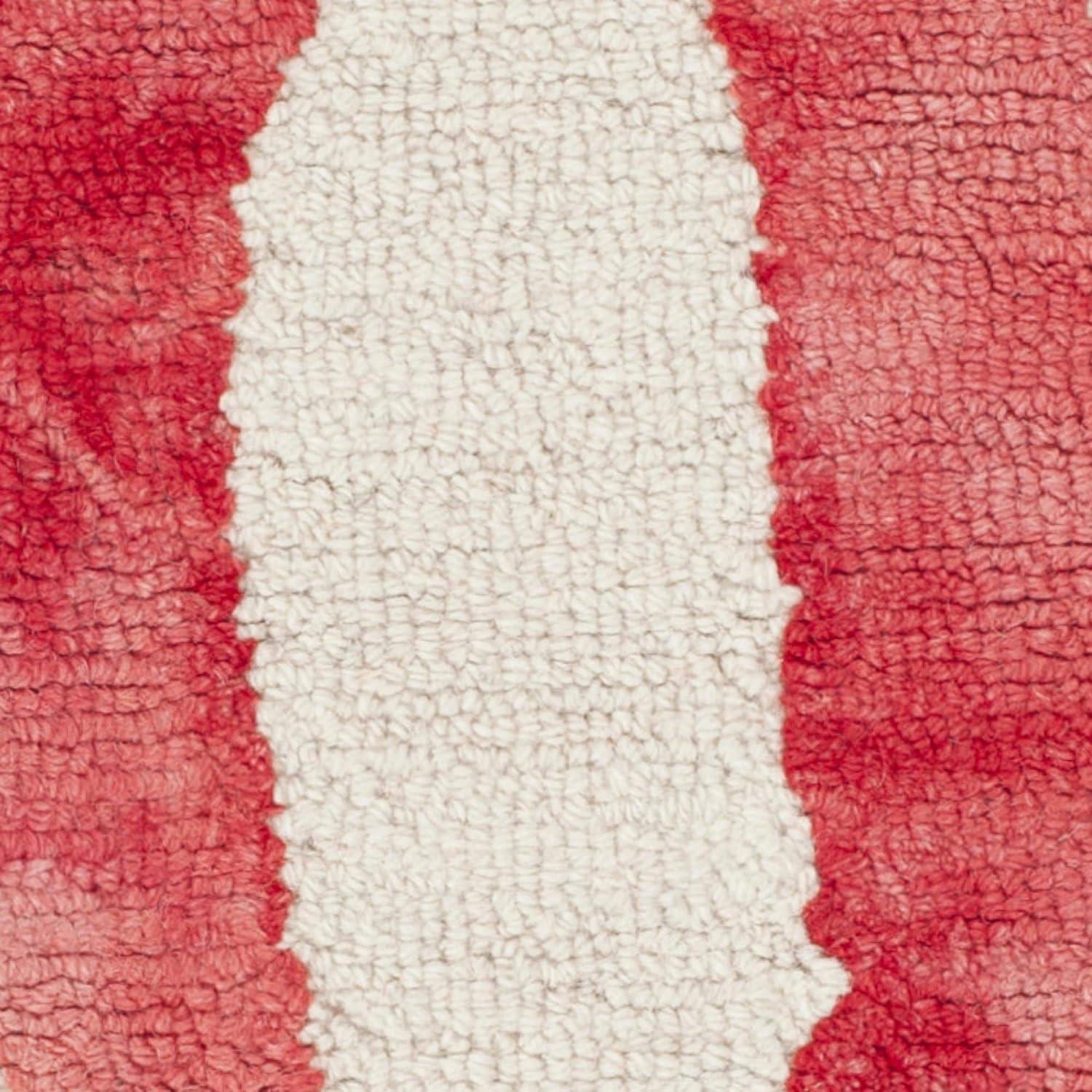 Dip Dye DDY675 Hand Tufted Accent Rug - Ivory/Red - 2'x3' - Safavieh.