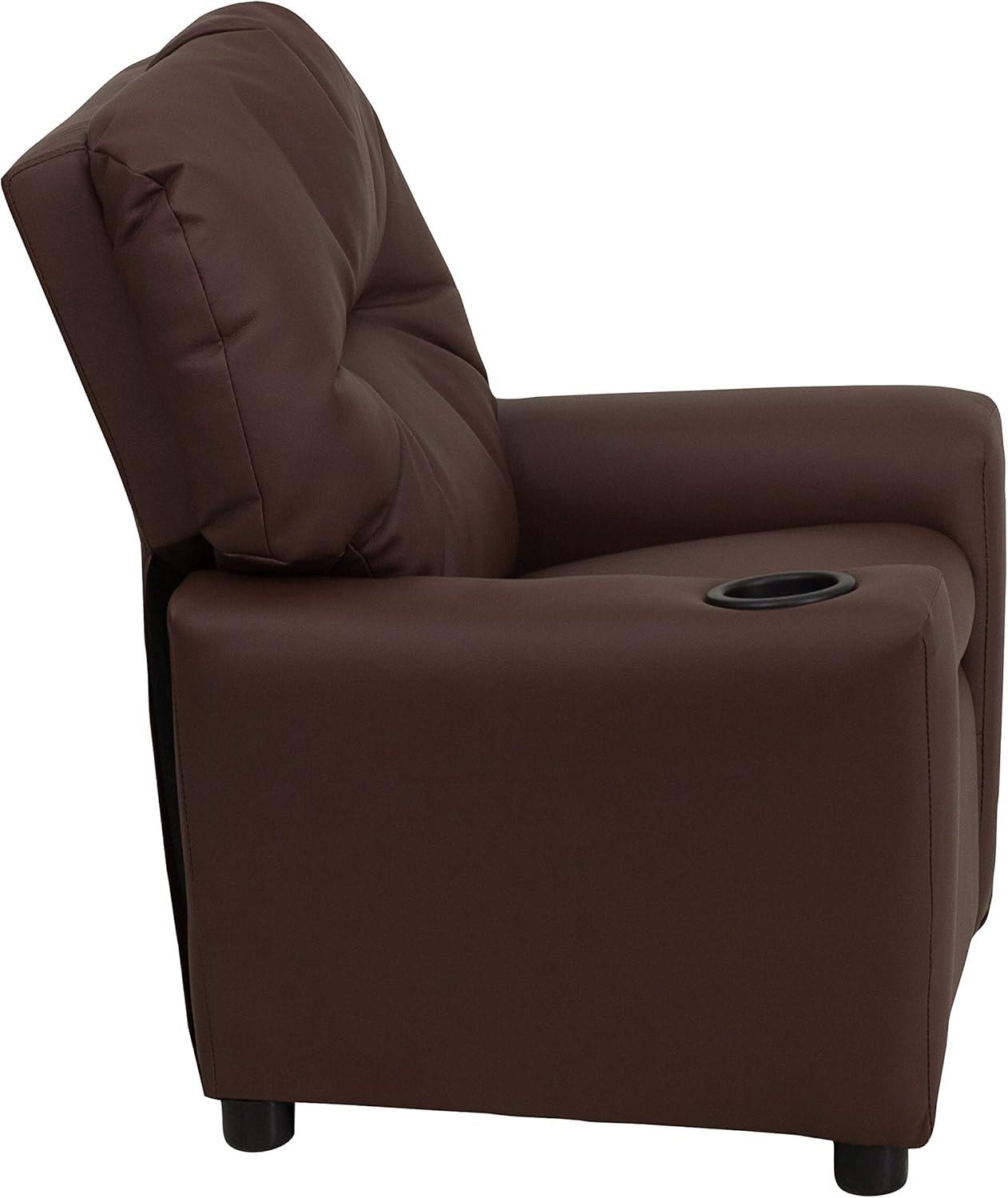 Flash Furniture Contemporary Kids Recliner with Cup Holder