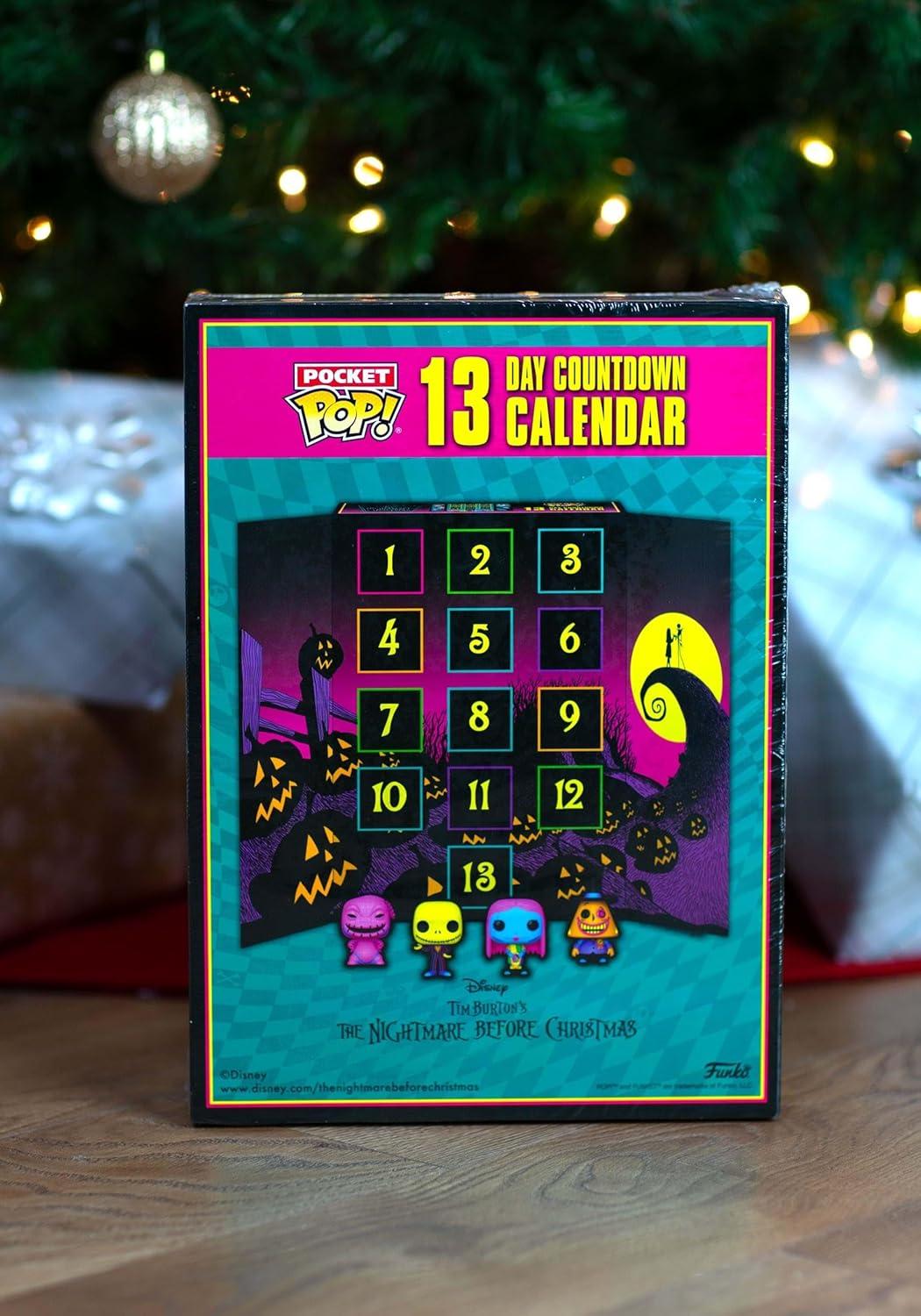 Funko Advent Calendar 13 Days The Nightmare Before Christmas Collectible, Black