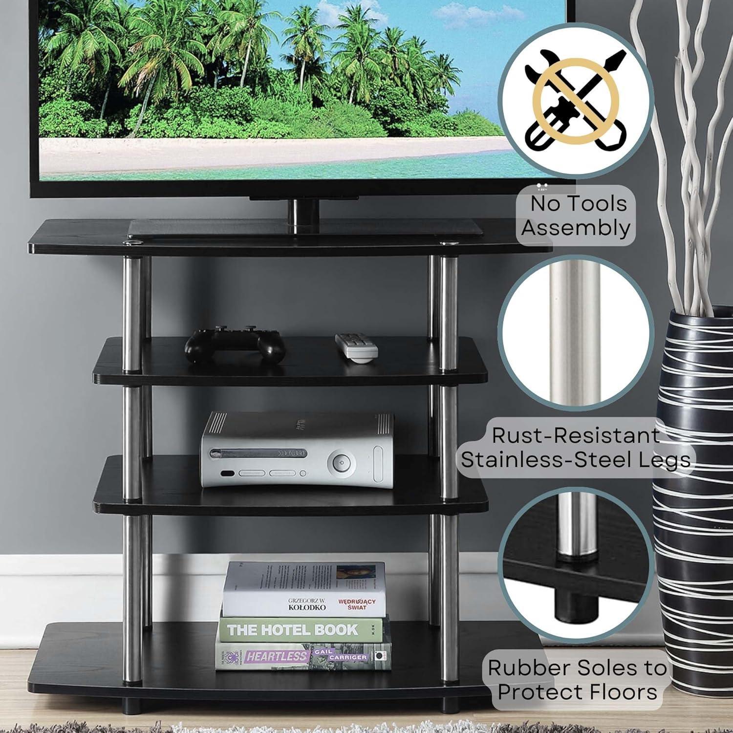 Convenience Concepts Designs2Go No Tools Highboy TV Stand