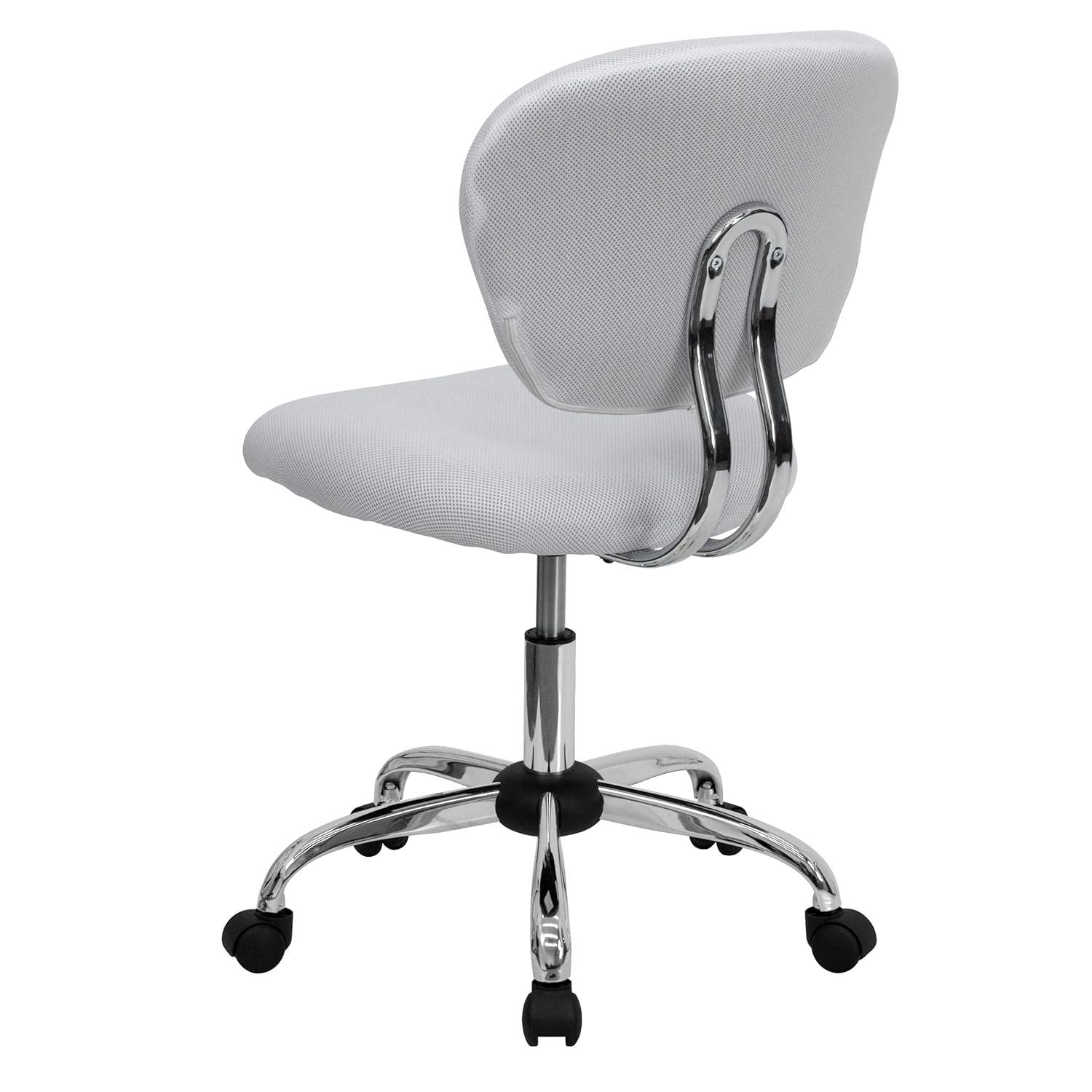 Flash Furniture Beverly Mid-Back Swivel Mesh Office Chair with Padded Seat by Flash Furniture | Wayfair