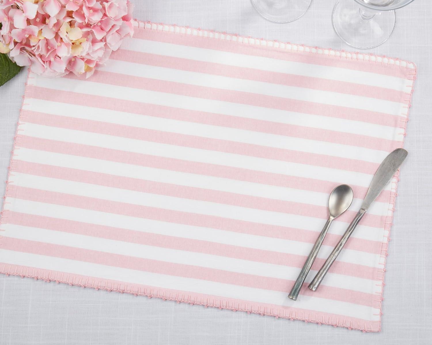 Oxford 100% Cotton Striped Rectangle Placemat