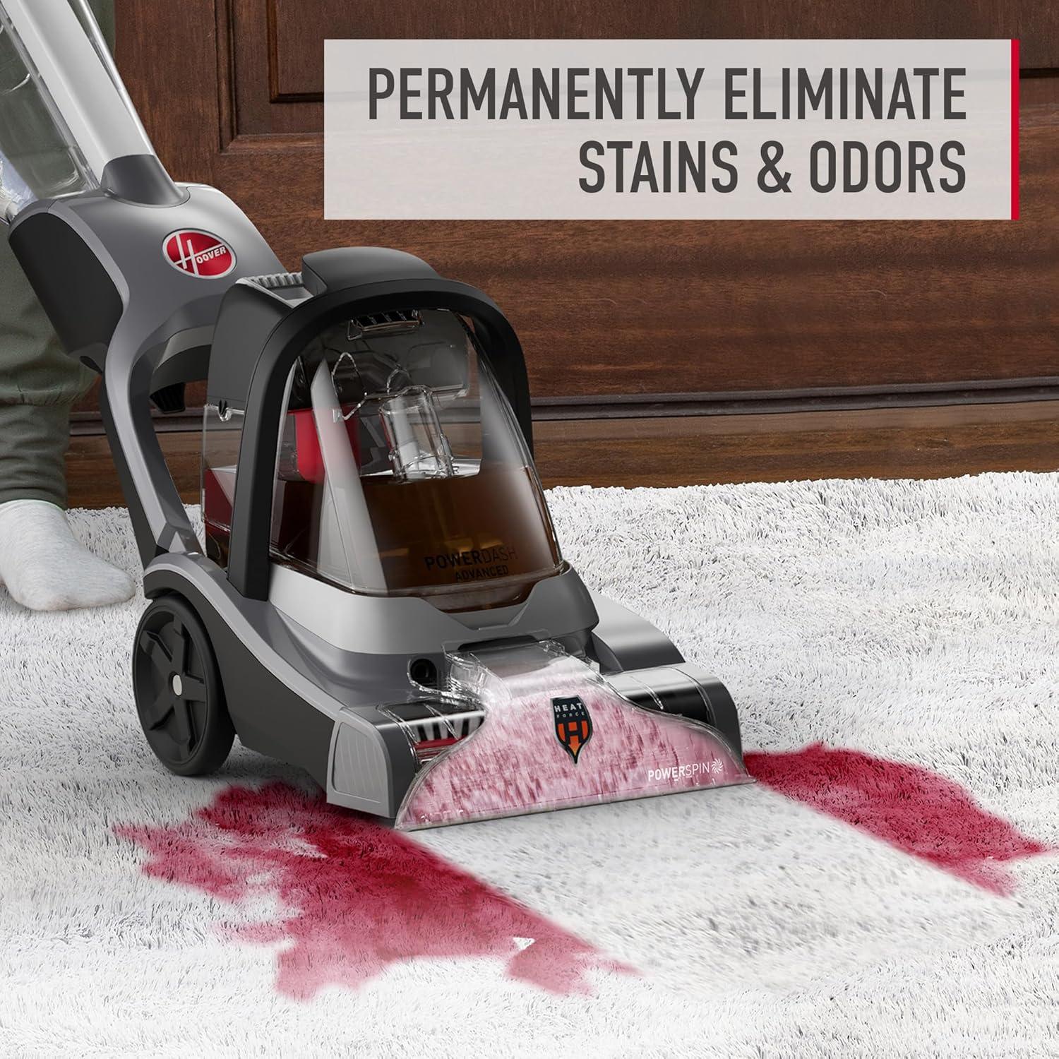 Hoover Hoover Oxy Pet Urine & Stain Eliminator Carpet Cleaning Shampoo, Concentrated Machine Cleaner Solution, 116 Fl Oz Formula, White, Ah31938