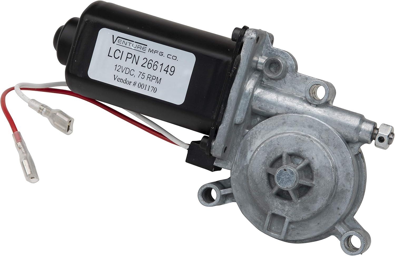 Solera 12V DC Black and Silver Power Awning Motor