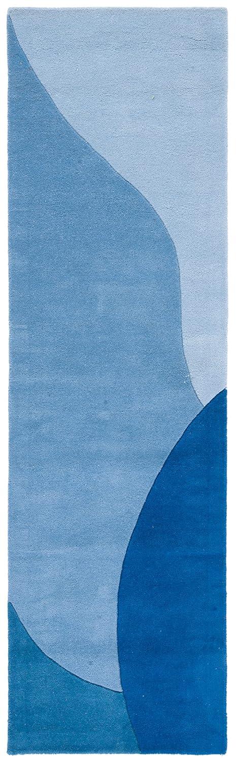 Fifth Avenue FTV117 Hand Tufted Indoor Runner - Blue - 2'3"x10' - Safavieh