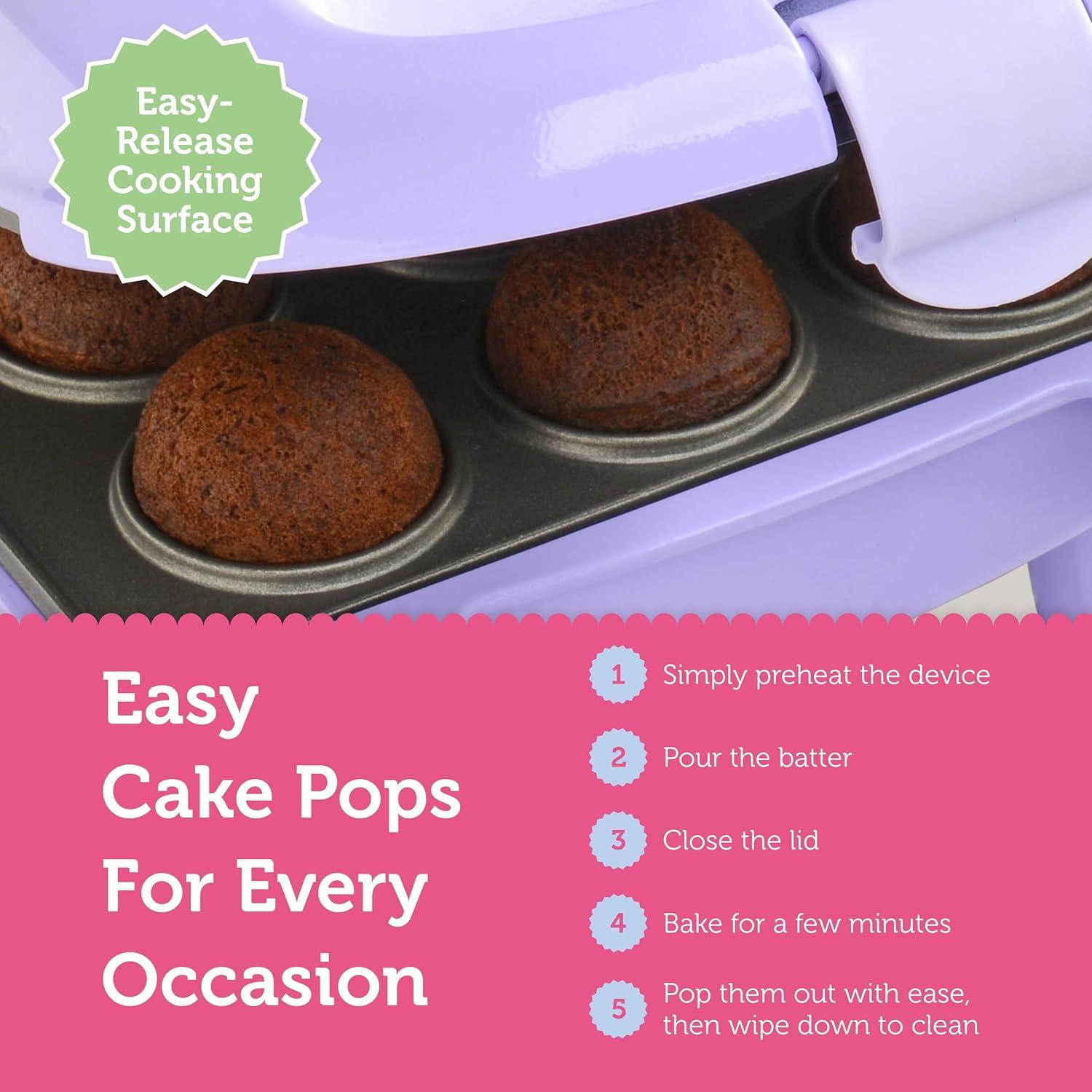 Babycakes Mini Cake Pop Maker, 9, Purple