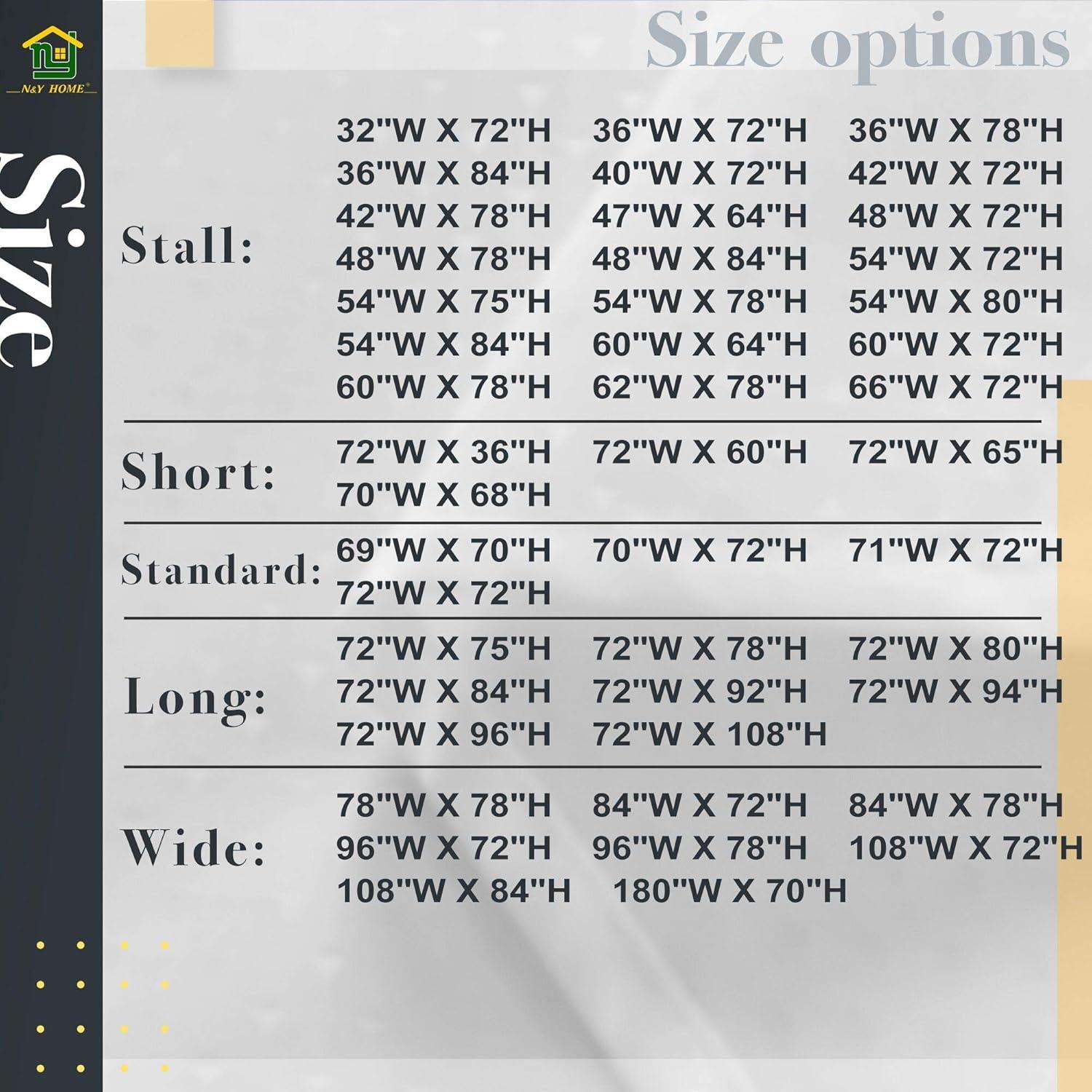 N&Y HOME Fabric Shower Curtain Liner Solid White with Magnets, Hotel Quality, Machine Washable, 70 x 72 inches for Bathroom