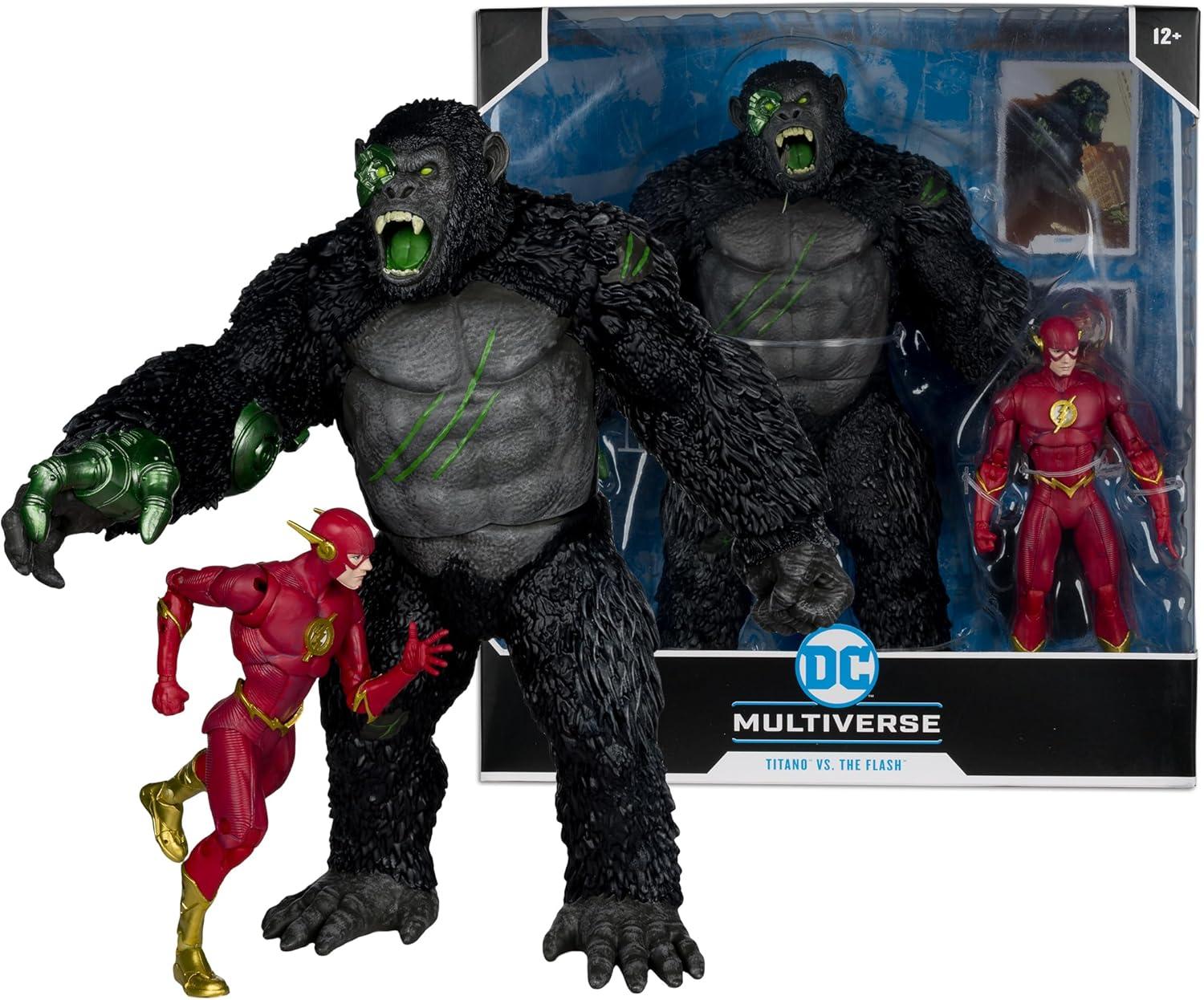 Titano vs The Flash (DC Multiverse) 2-Pack 7" Figure - McFarlane Toys