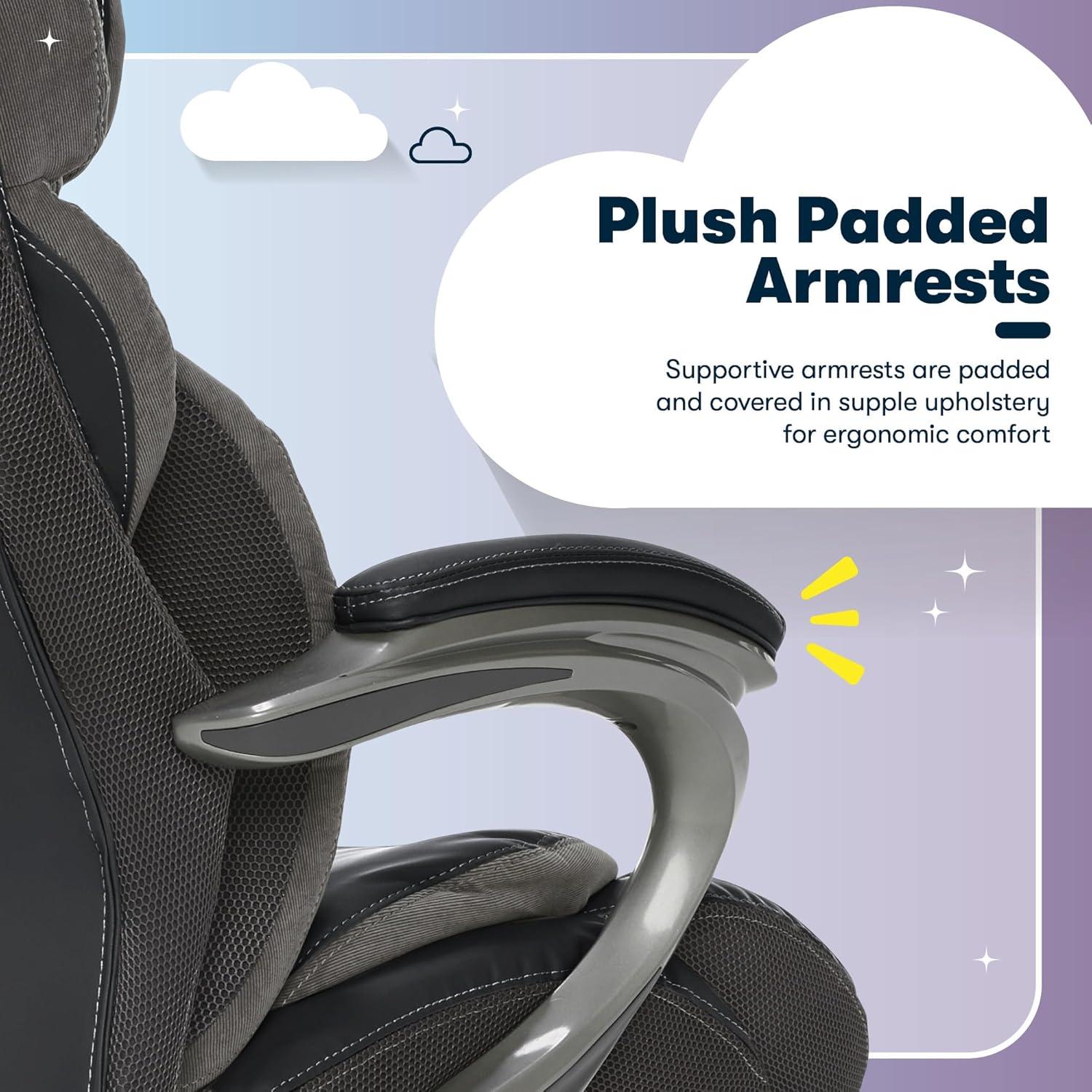 Serta Serta Jackson Big and Tall Executive Office Chair with AIR Technology and Smart Layers