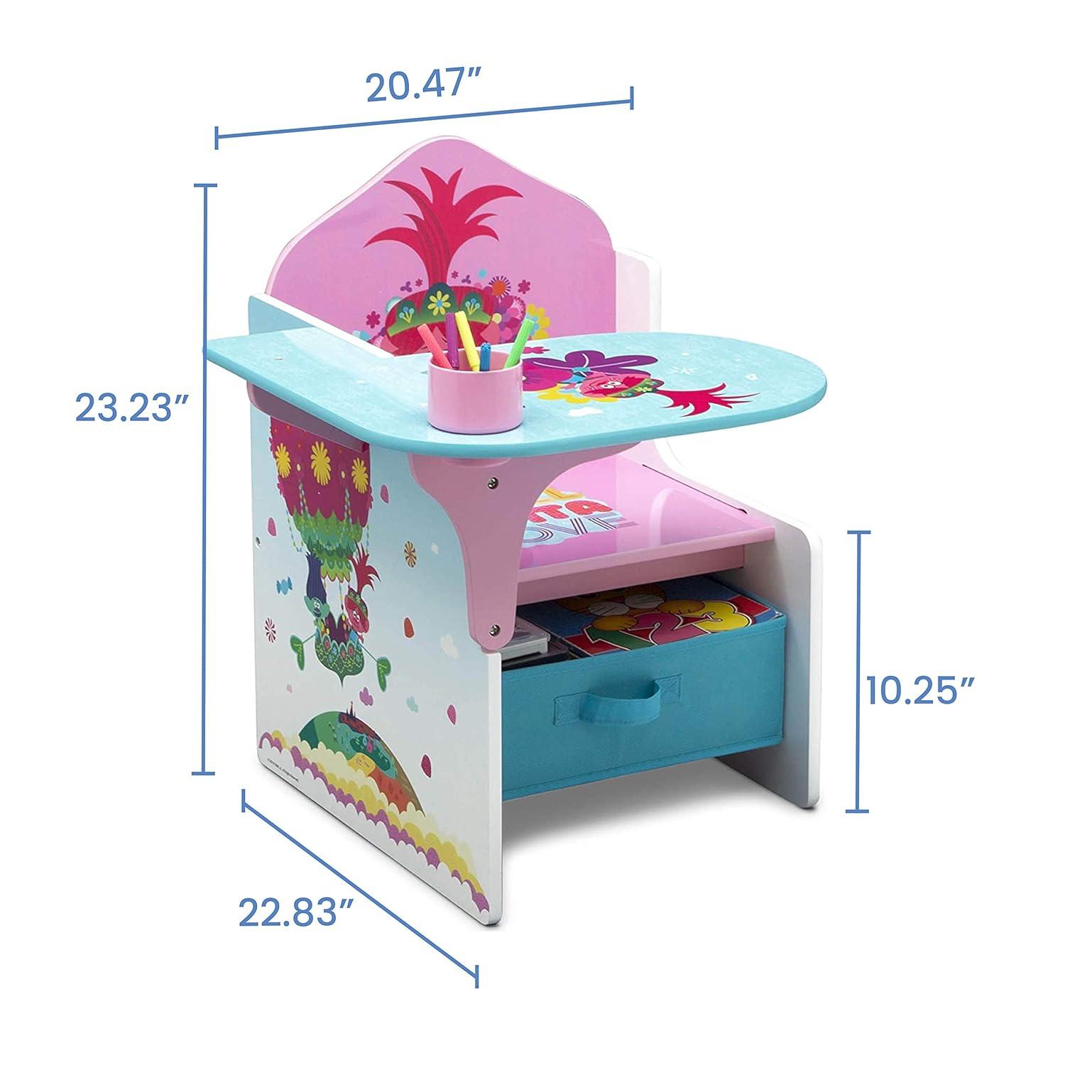 Trolls World Tour 23" Art Desk with Storage Bin