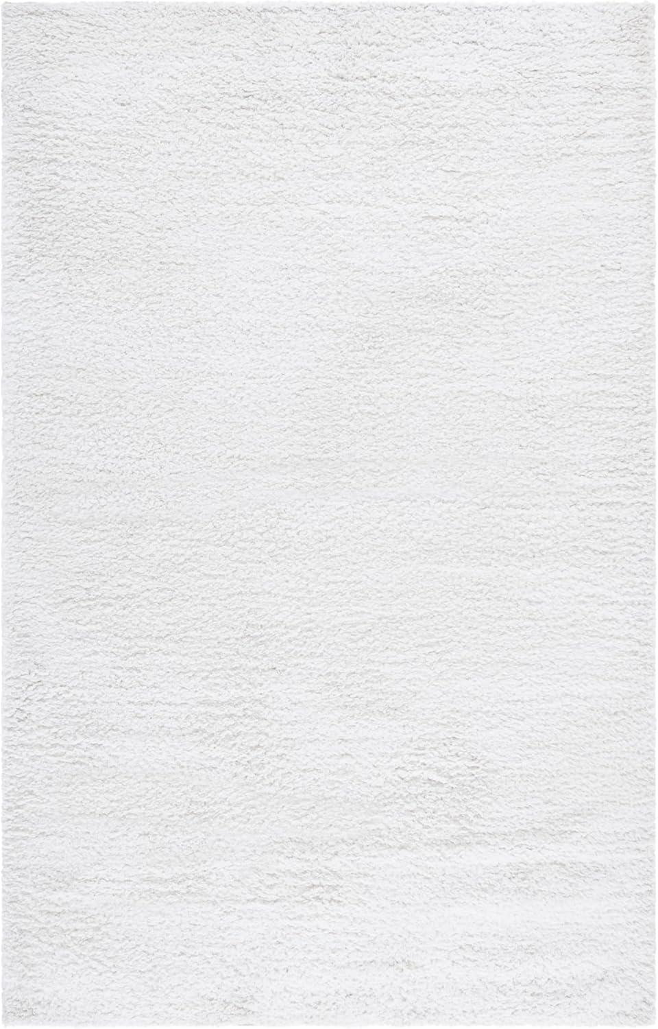 Sheep Shag SSG120 Hand Woven Area Rug - Ivory - 6'x9' - Safavieh.