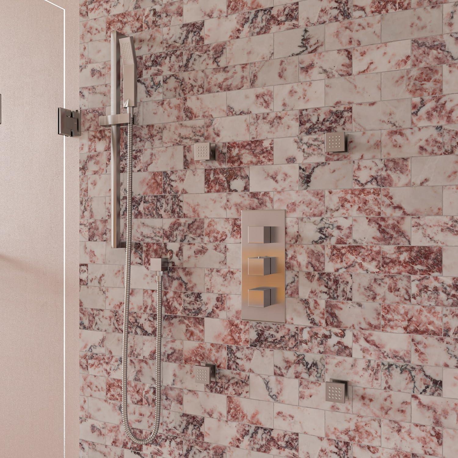 Square Adjustable Shower Body Spray