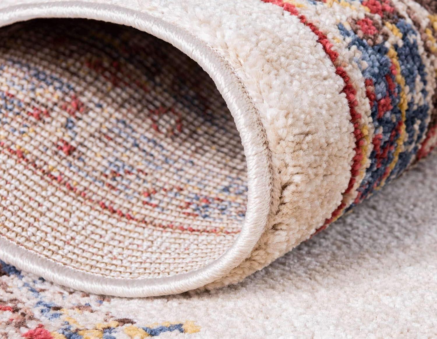 Unique Loom 5' 0 x 8' 0 Utopia Helios Cream Area Rug