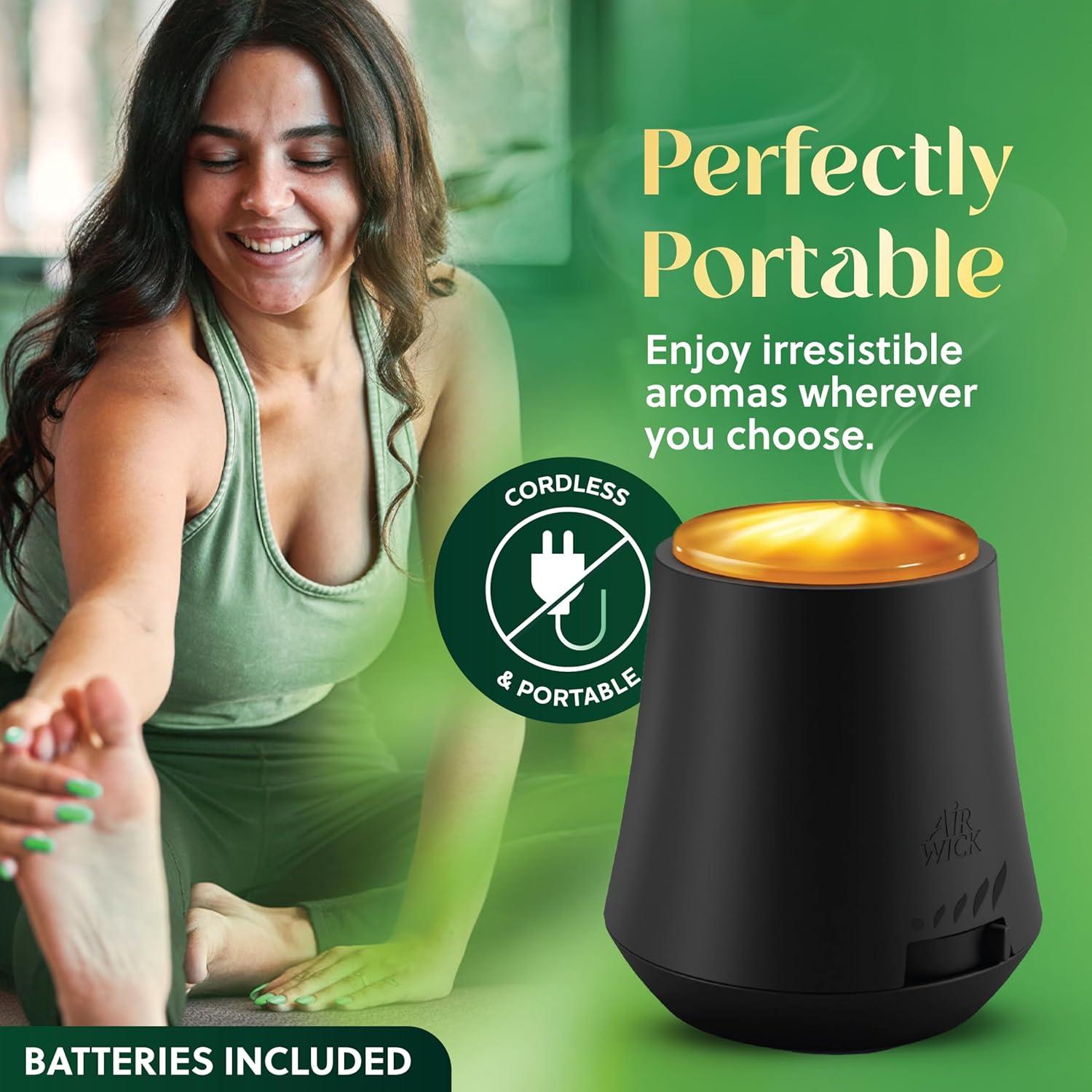 Air Wick Essential Mist Scented Oil Air Freshener Diffuser Device, Black, 1 Piece