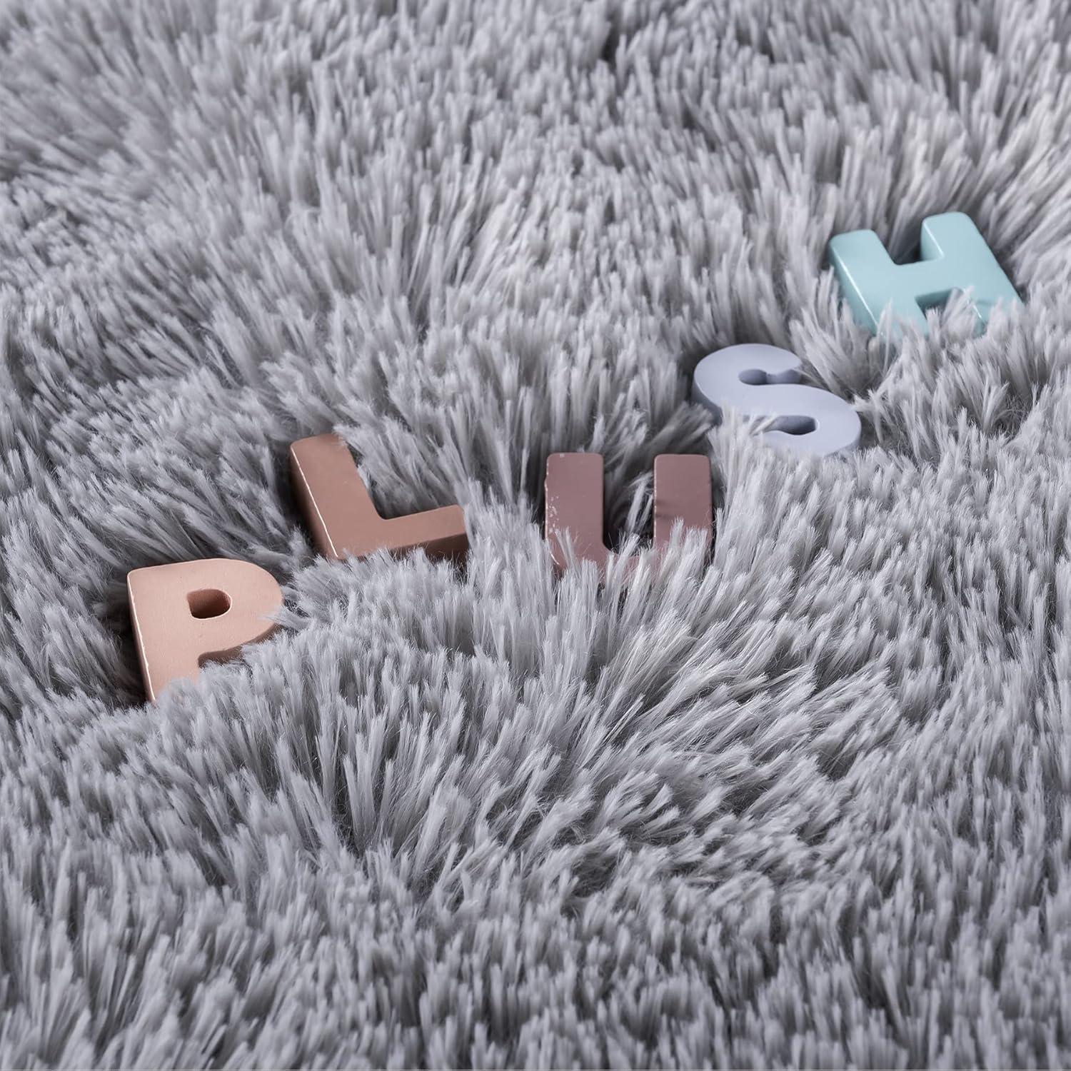 nuLOOM Cloud Shag Accent Rug, 3x5, Gray