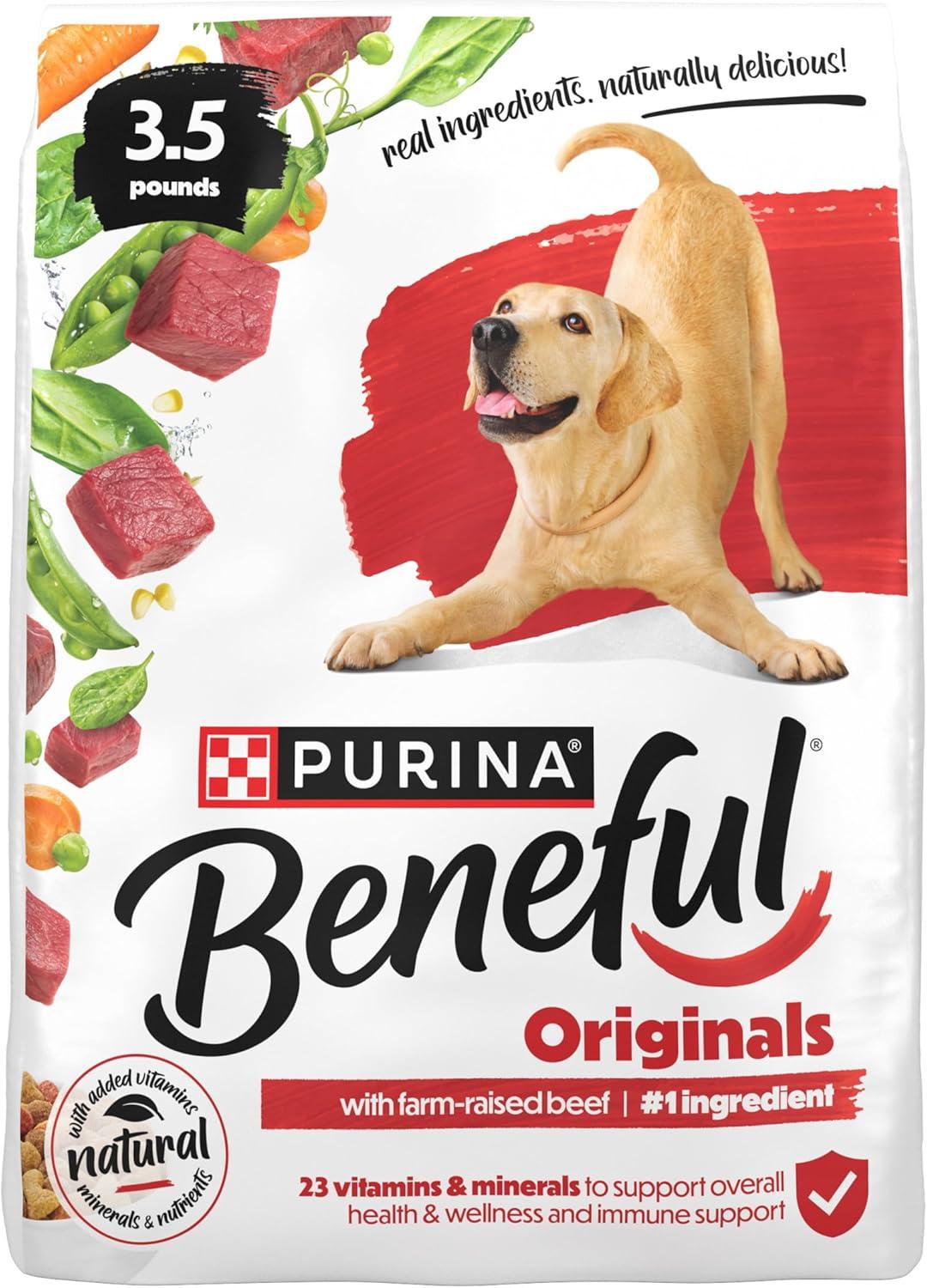 Purina Beneful Originals Real Beef Flavor Dry Dog Food - 3.5lbs