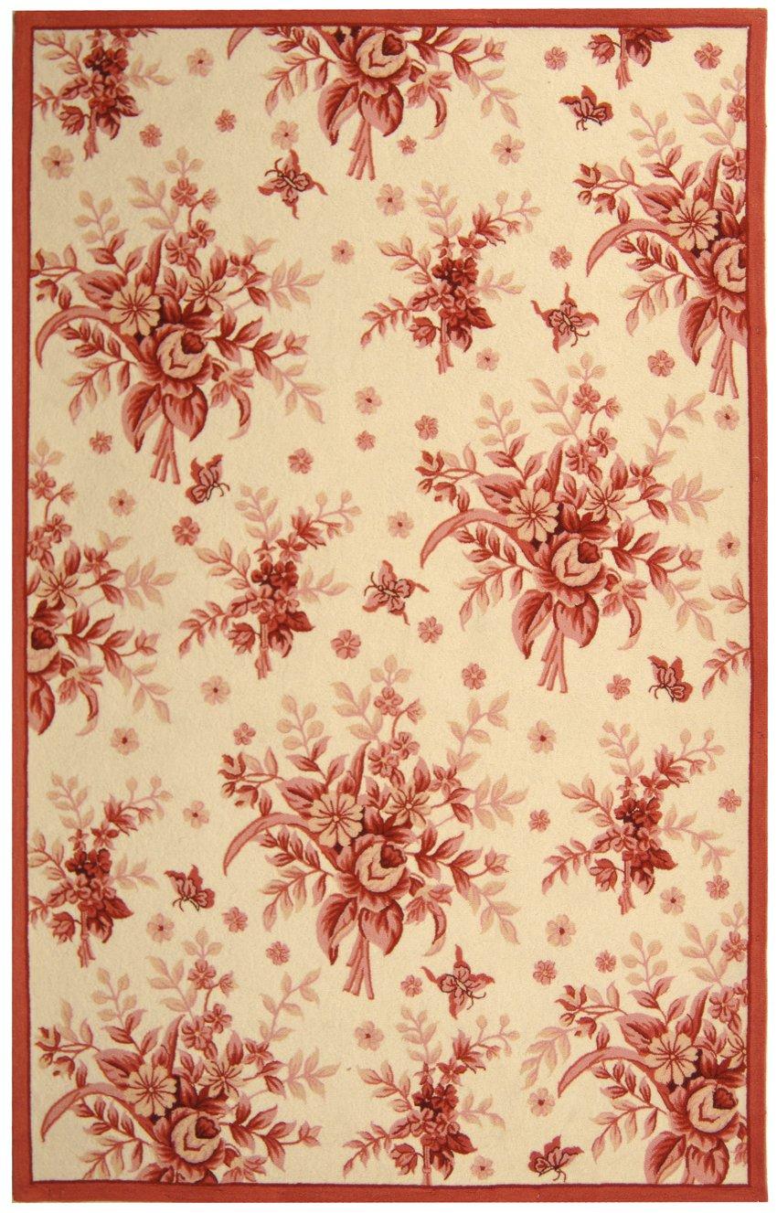 Chelsea HK250 Handmade Area Rug - 6'x9' - Ivory/Rose - Safavieh
