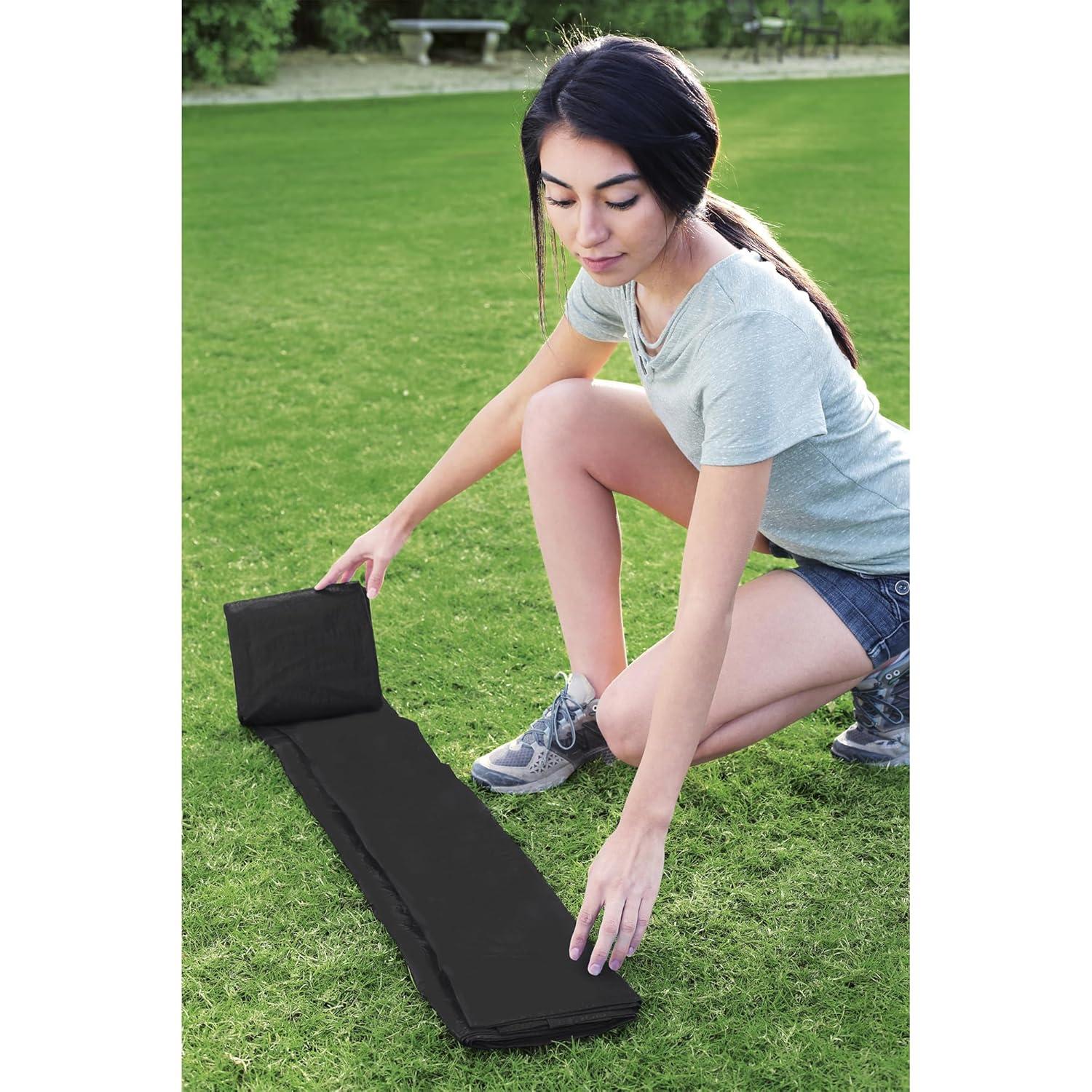 Bestway Flowclear Fast Set 8' Round Pool Cover, PVC Protective Mat with Drain Holes for Above Ground Fast Set Swimming Pool Cover