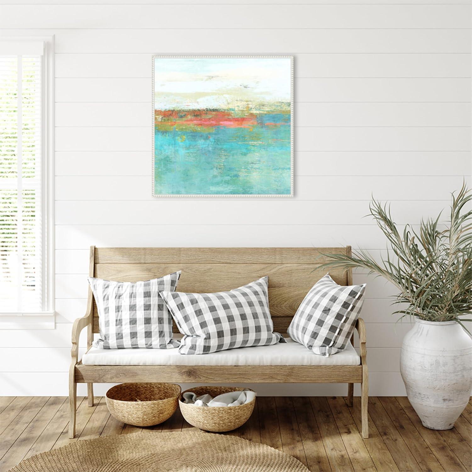 Amanti Art August Haze by Suzanne Nicoll Canvas Wall Art Print Framed 30 x 30