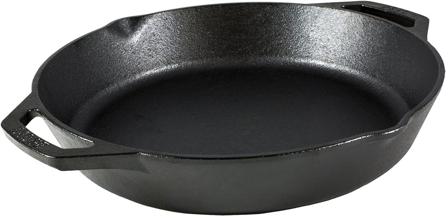 Lodge Logic 10.25" Cast Iron Dual Handle Skillet Pan, L8SKL, 10.25 Inch