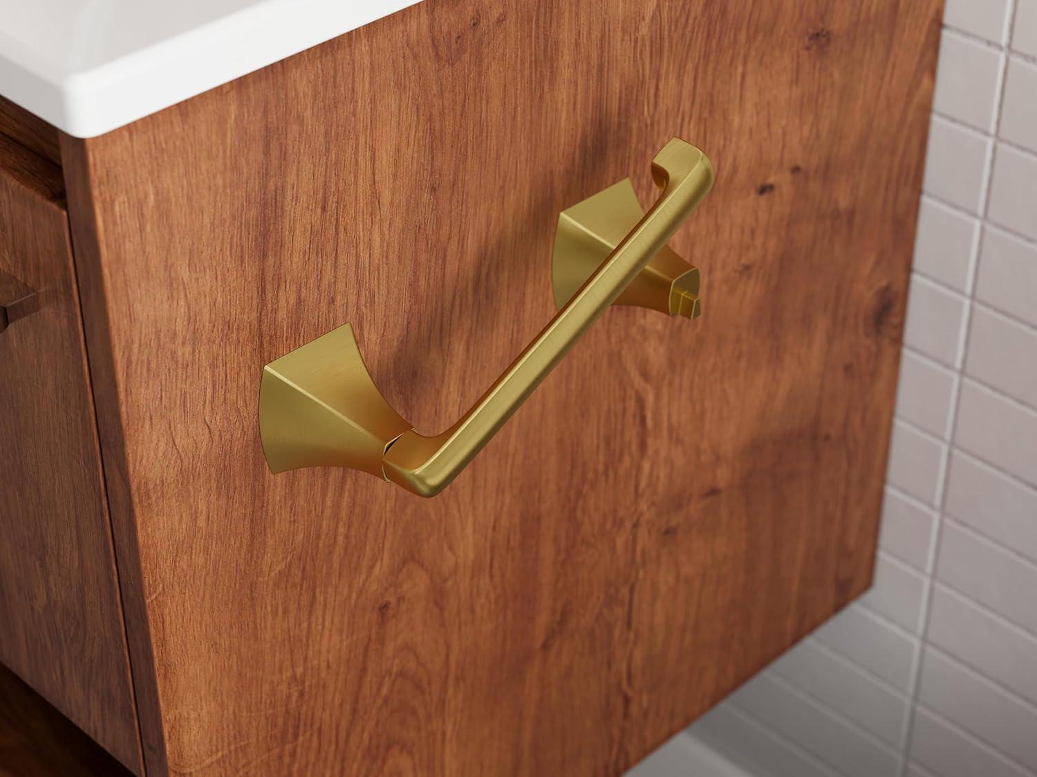 Pfister Bph-Bie0 Bruxie Wall Mounted Pivoting Toilet Paper Holder - Gold