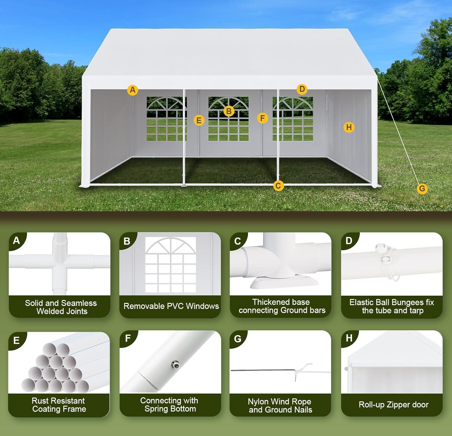 Galvanized Steel Party Tent