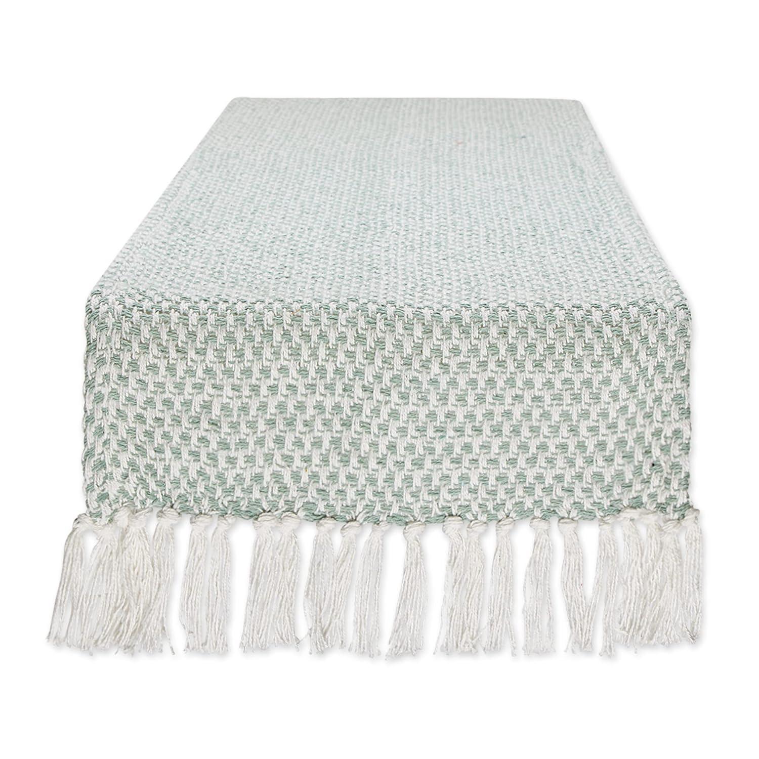 Design Imports  Jadeite Woven Table Runner 15X108