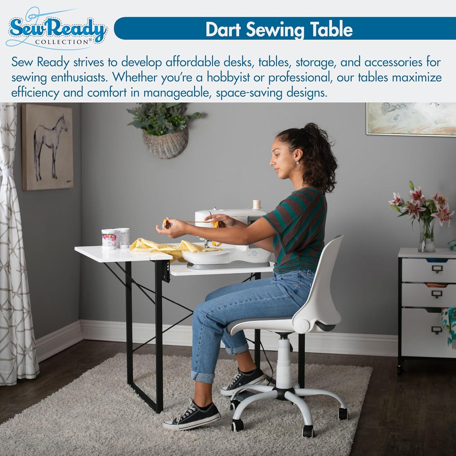 Sew Ready 41'' x 23'' Sewing Table with Sewing Machine Platform