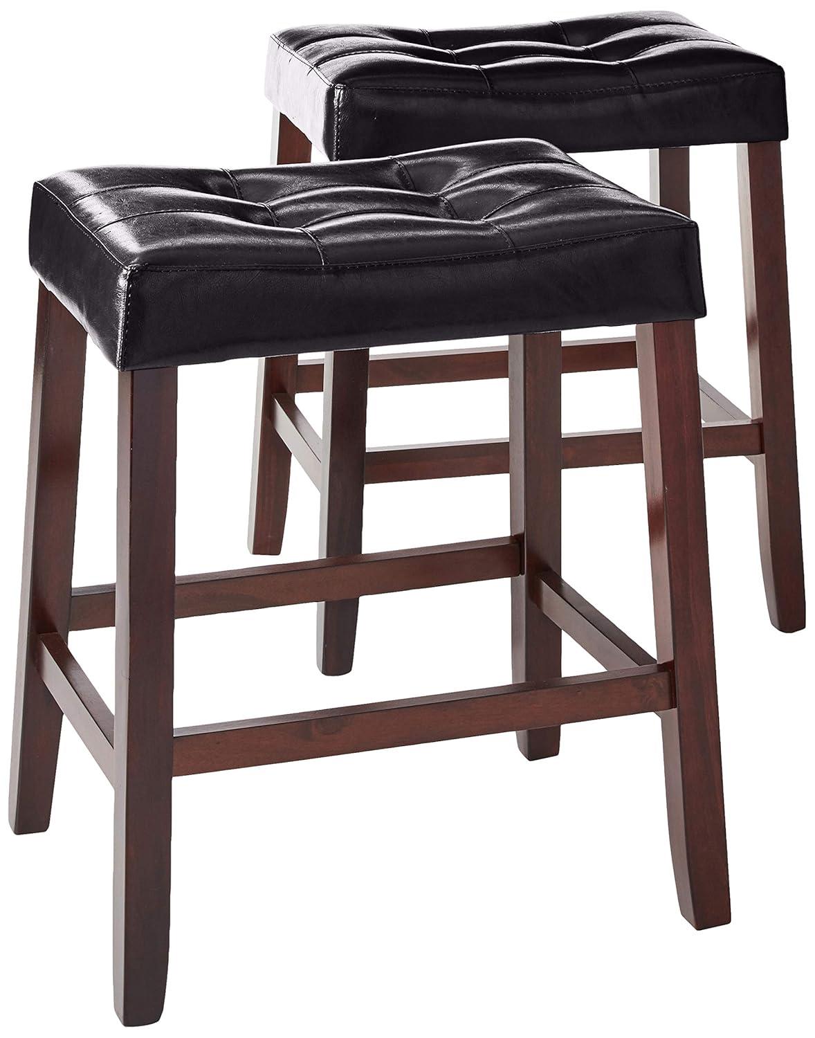 Kent 24" Saddle Stool (PAIR)
