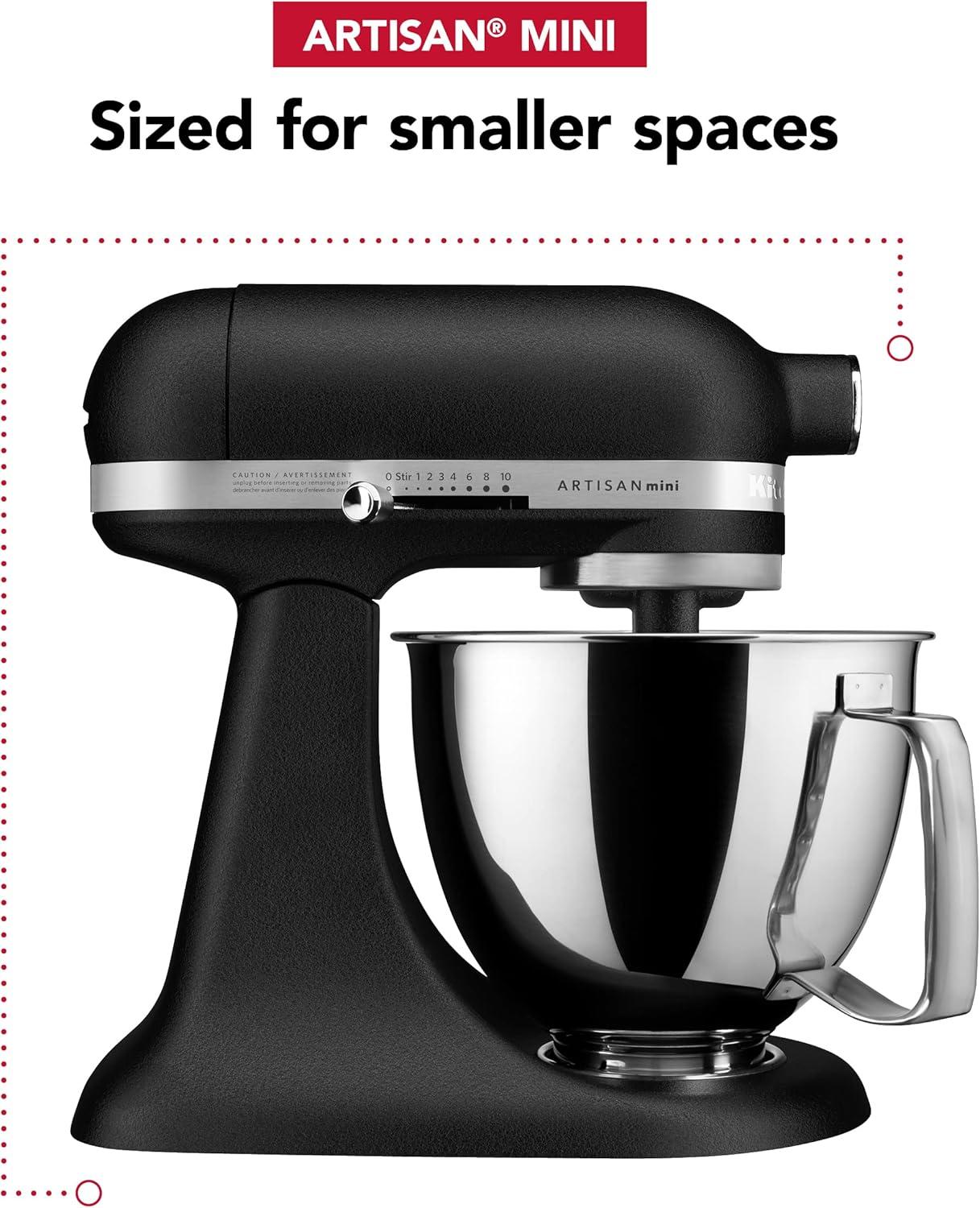 KitchenAid® KitchenAid® Artisan® Mini 3.5 Quart Tilt-Head Stand Mixer KSM3316XBK