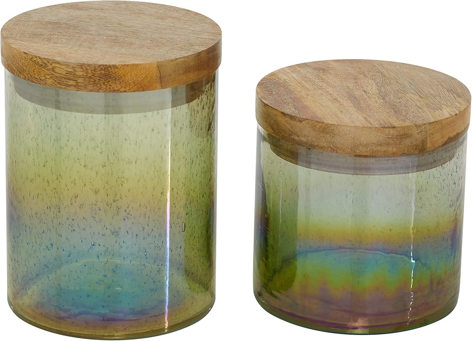 Wood Decorative Urns & Jars