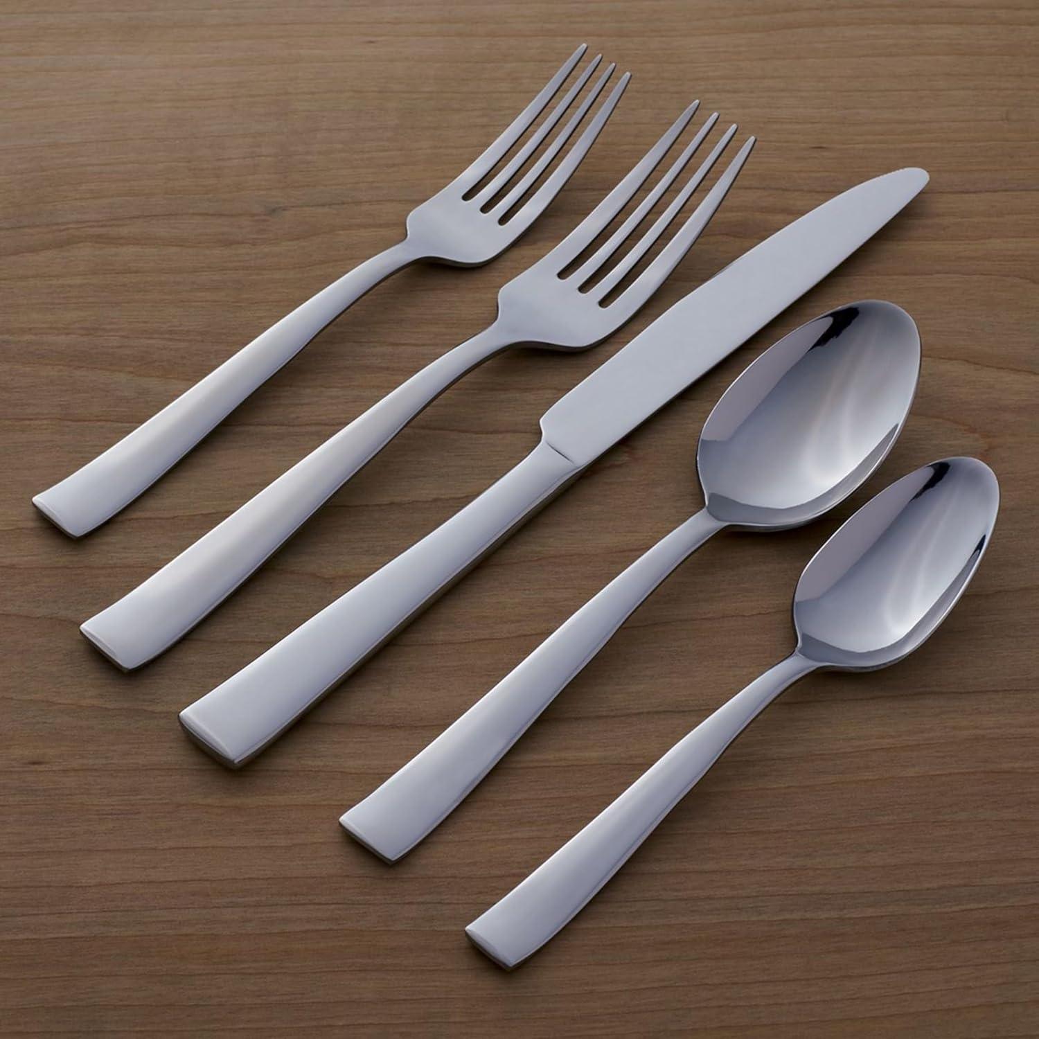 Monolith 20-Piece Stainless Steel Flatware Set for 4