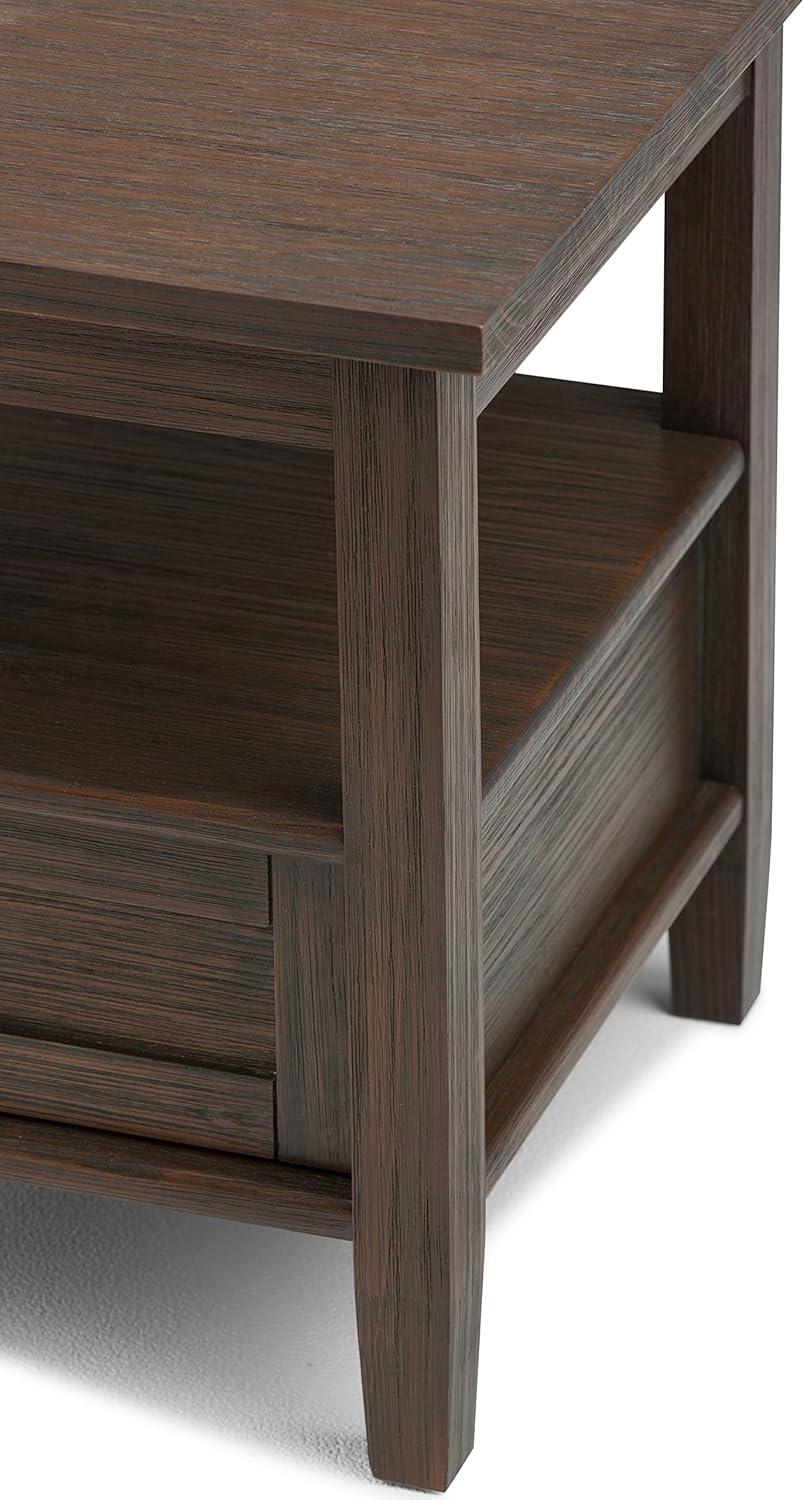 Nortonville Solid Wood End Table with Storage