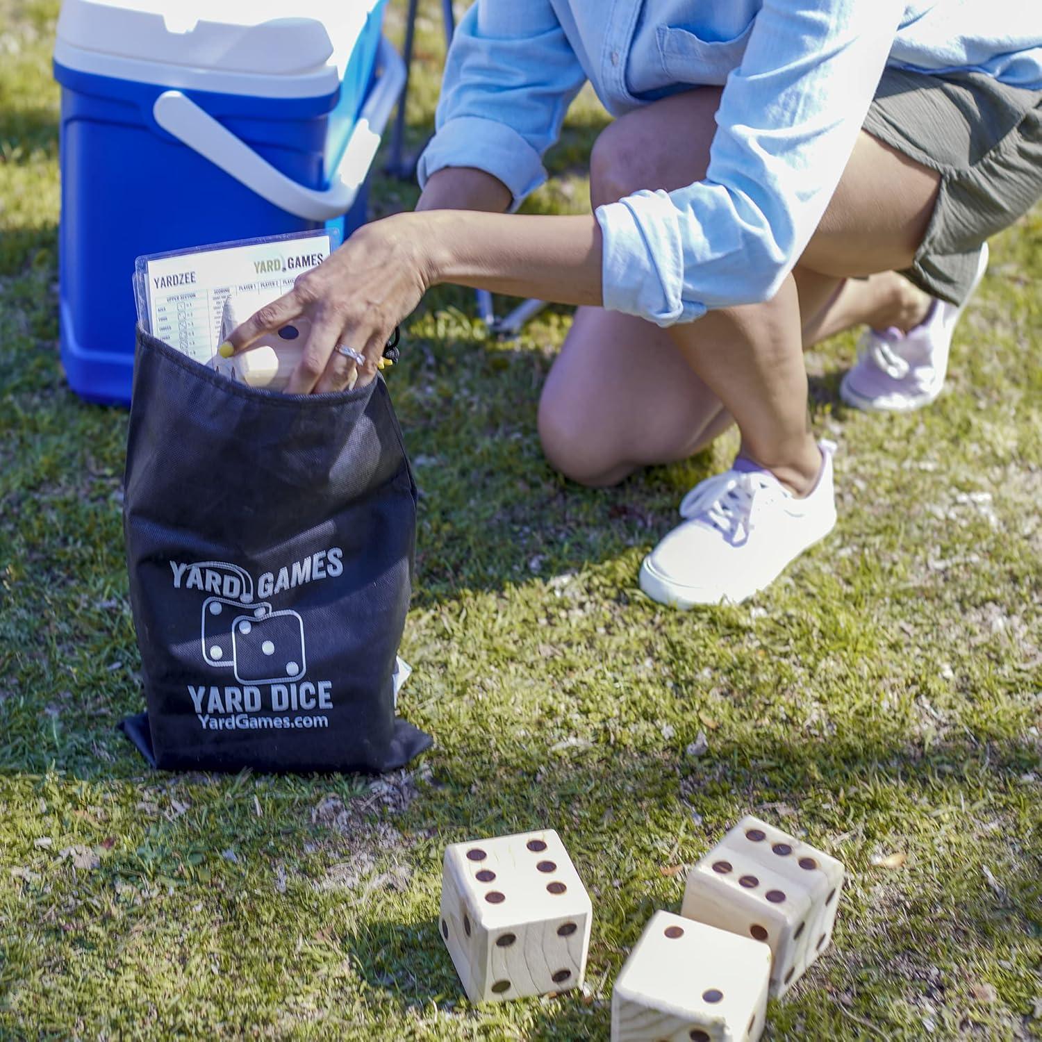 Oversized Wooden Yard Dice