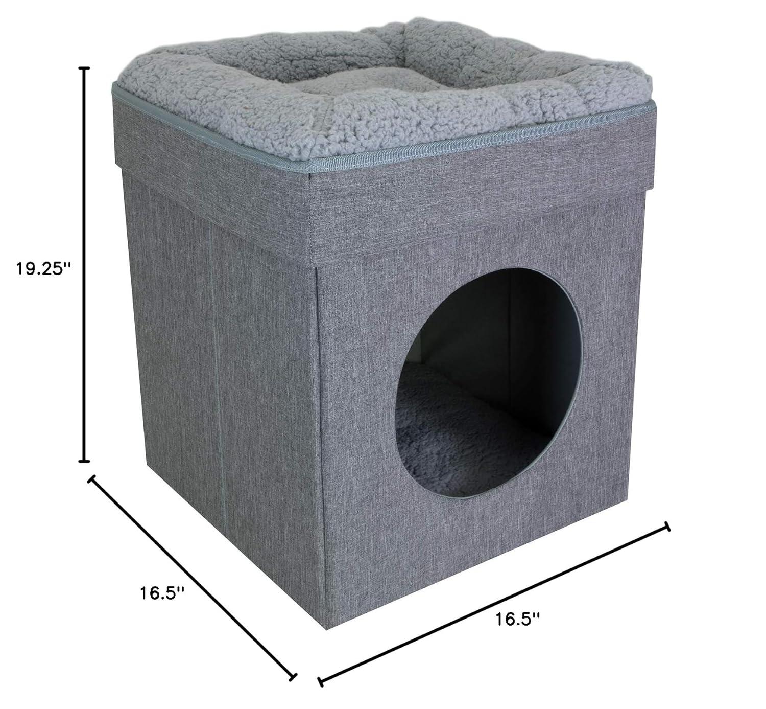 Kitty City Folding Cat Bed (Gray)