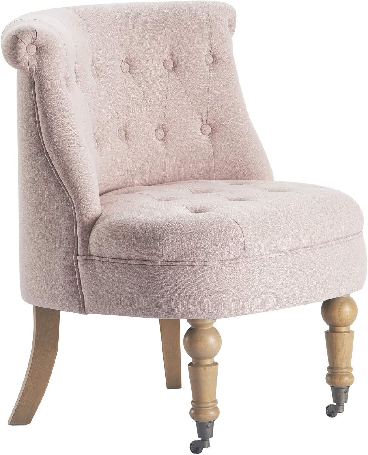 Elmhurst Tufted Accent Chair Blush Pink - Finch