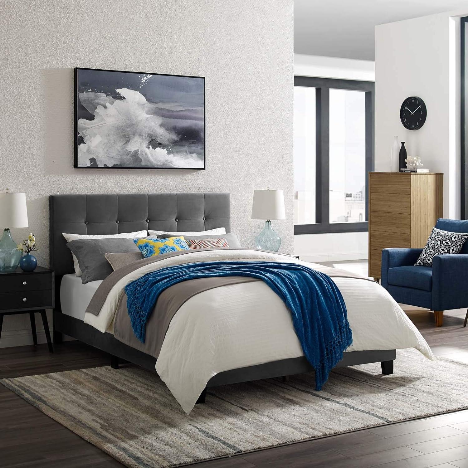 Modway Amira Full Performance Velvet Bed