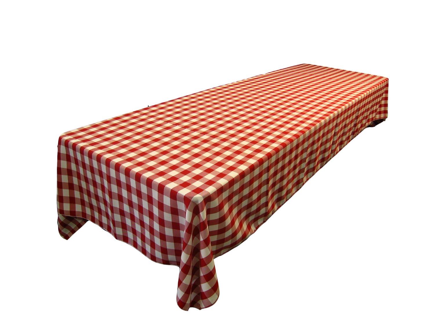 LA Linen Gingham Tablecloth