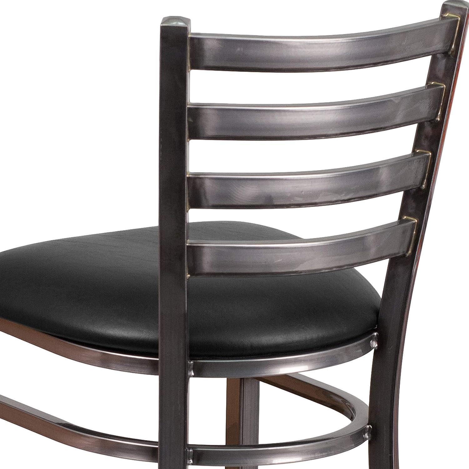 Flash Furniture Brixton Hercules Series Ladder Back Metal Restaurant Barstools