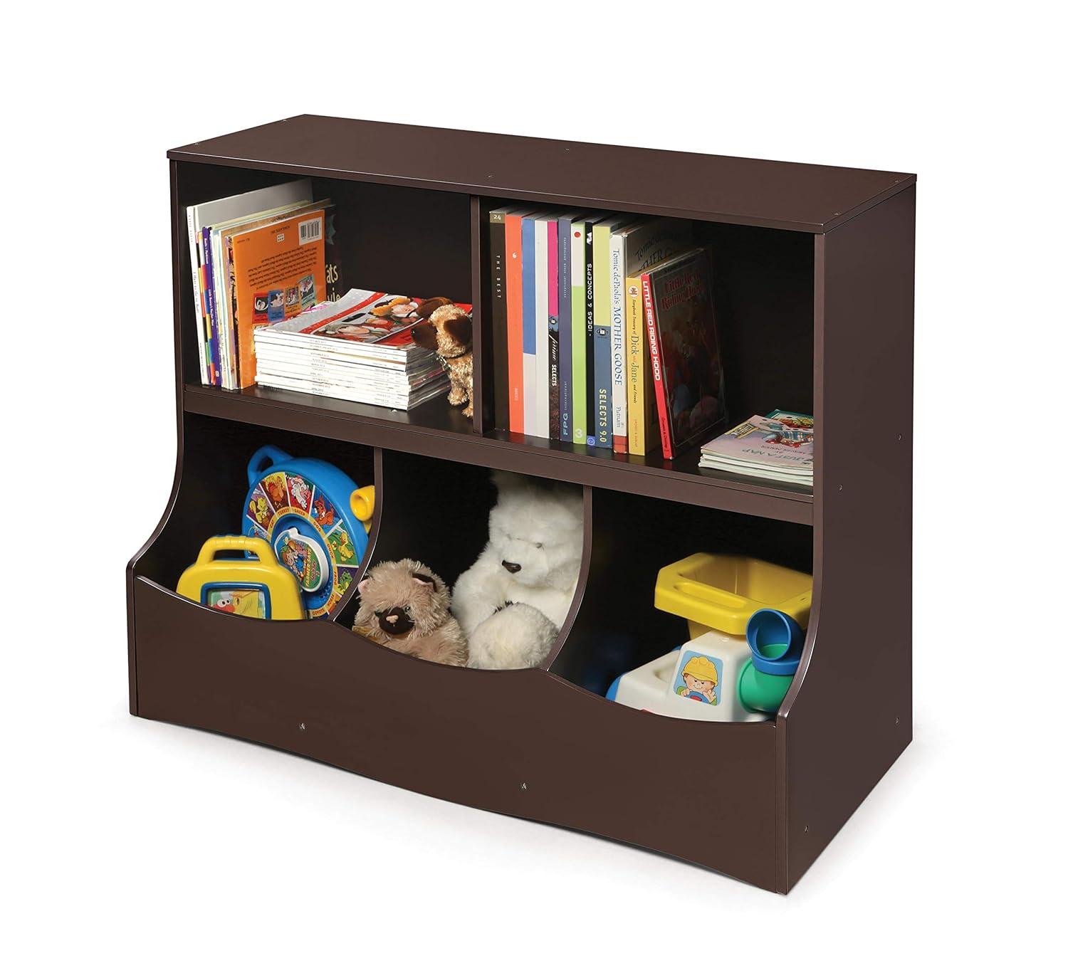 Badger Basket Multi-Bin Storage Cubby - Espresso