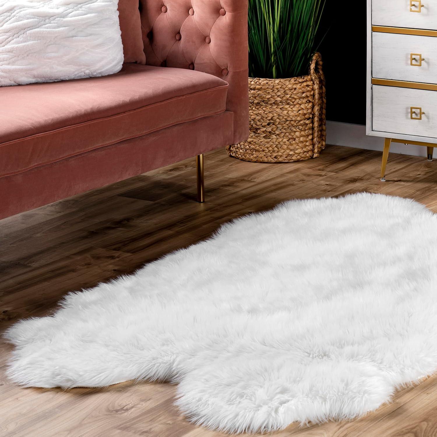 Nuloom Tianna Faux Sheepskin Shag Indoor Area Rug