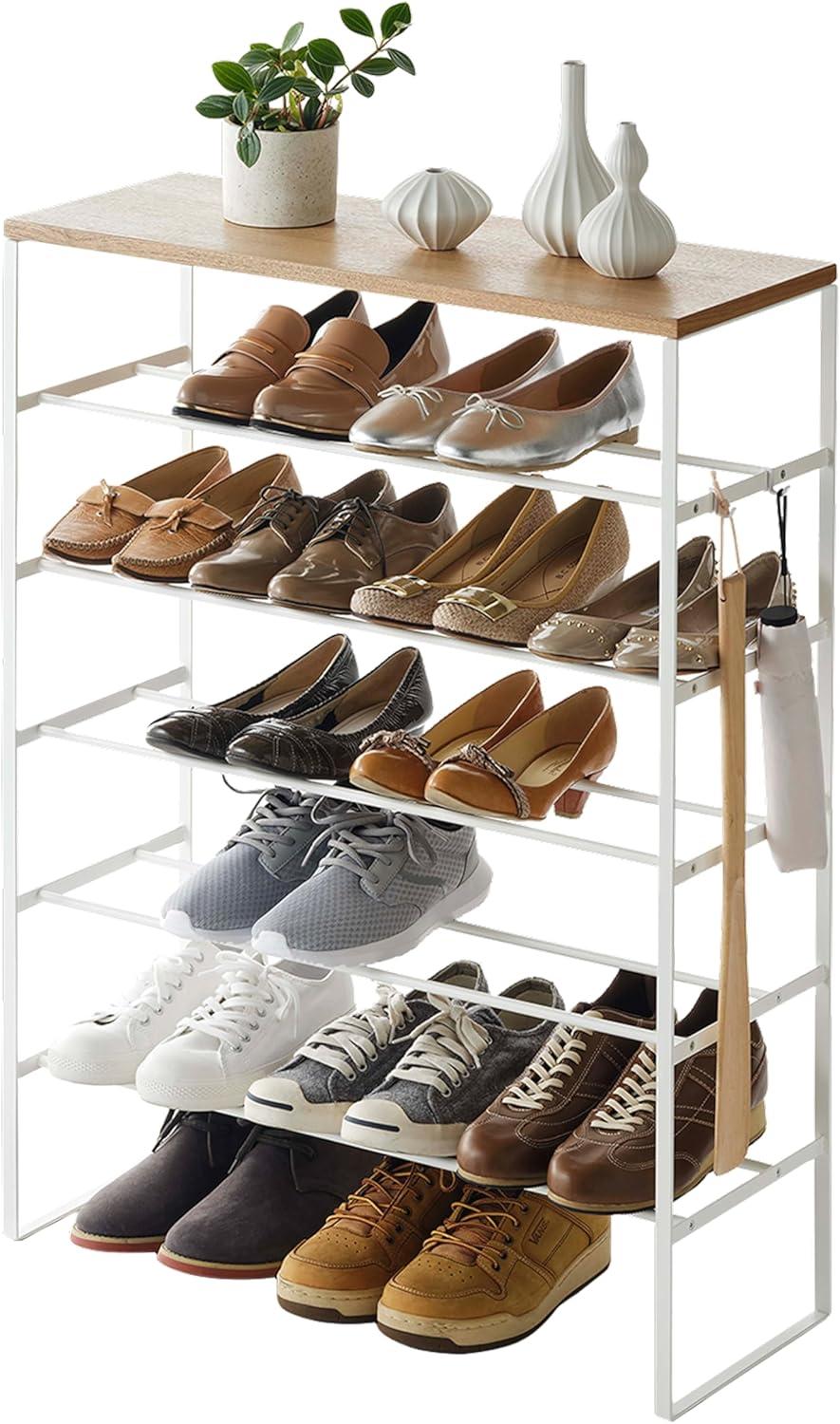 Yamazaki Tiered Shoe Rack
