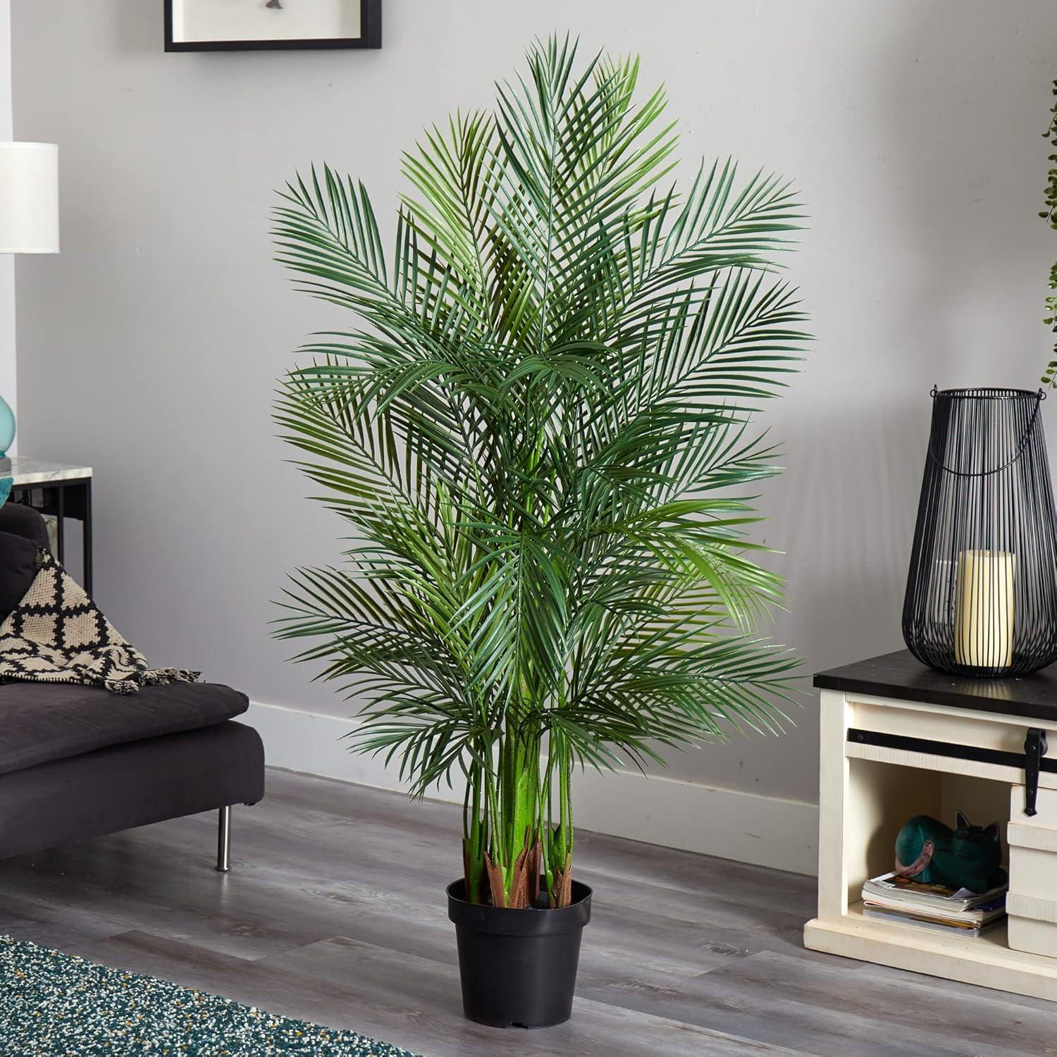 Nearly Natural 5.5-ft Areca Palm Artificial Tree Lush Green