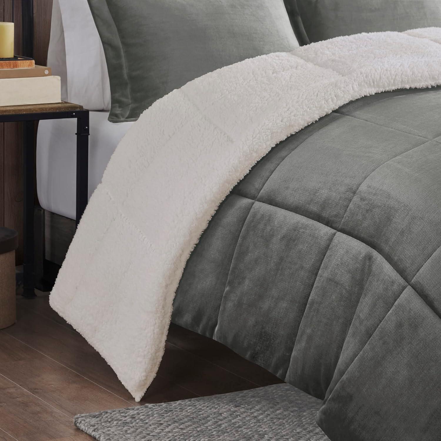 Woolrich Woolrich Alton Plush to Sherpa Down Alternative Comforter Set