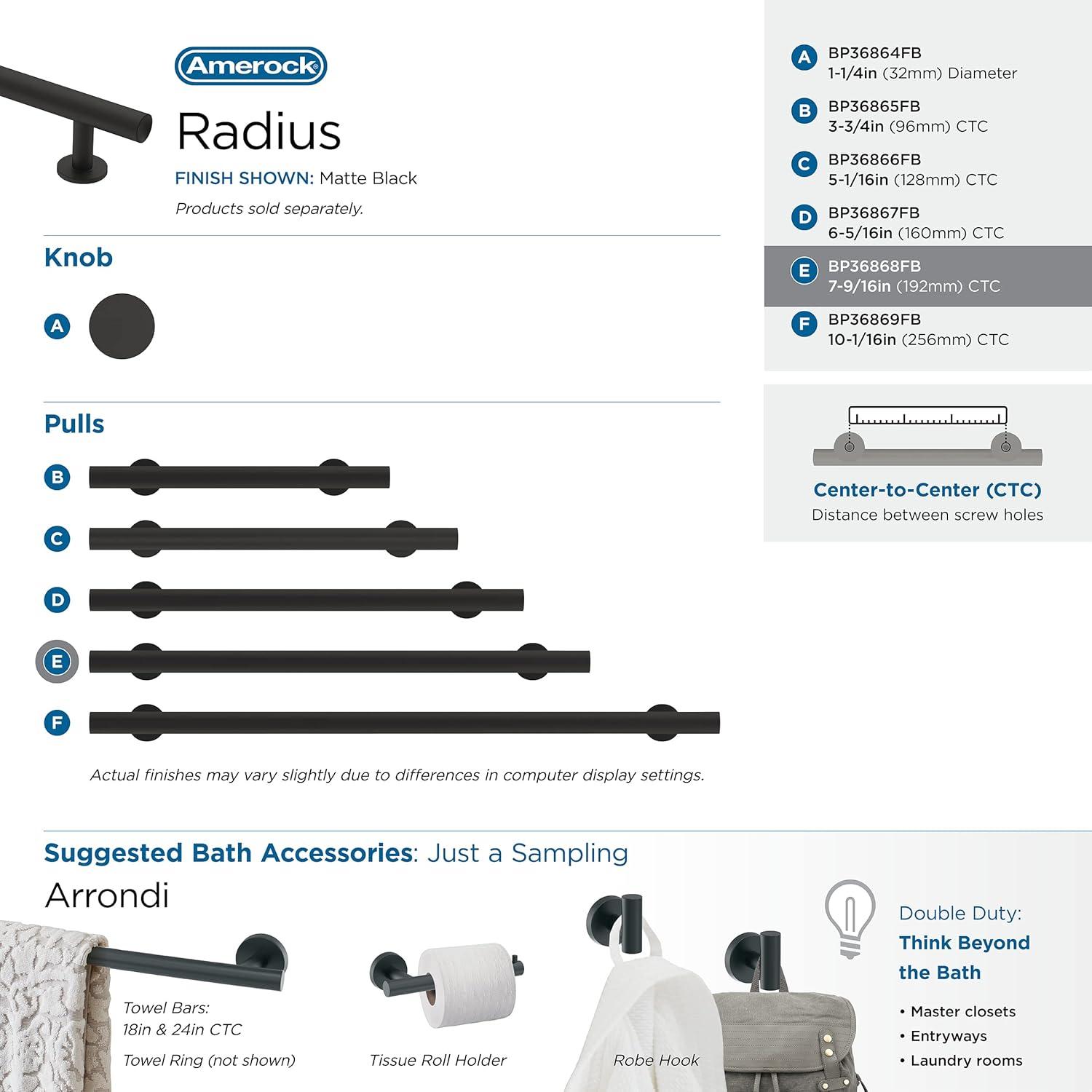 Amerock Radius Cabinet or Drawer Pull