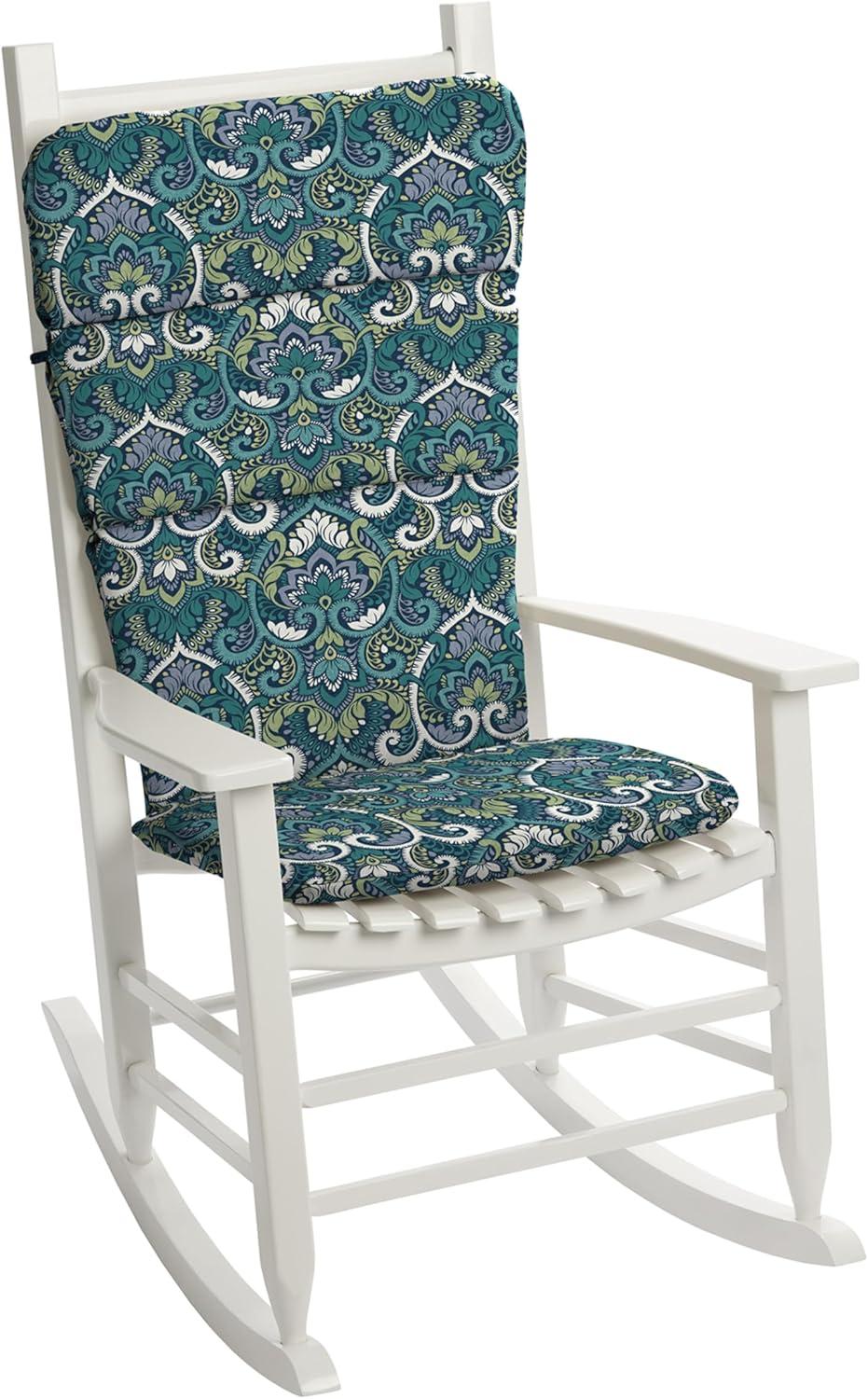 Arden Selections Outdoor Rocking Chair or Adirondack Cushion, 20 x 17, Water Repellent, Fade Resistant 17 x 20