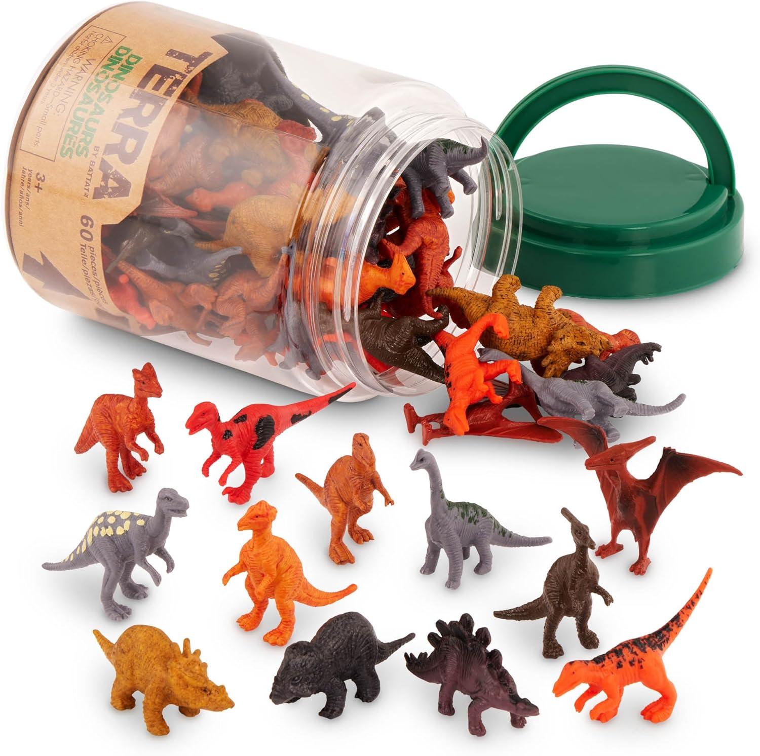 Terra Mini Dinosaur Action Figure Set in Tube